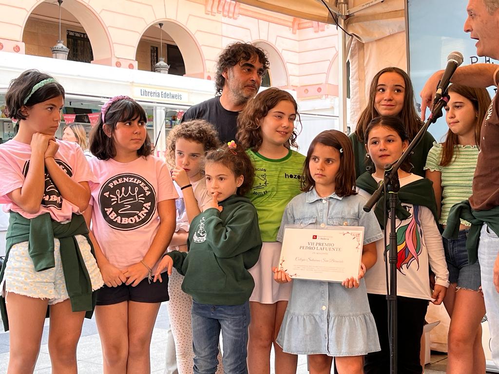 Entrega del VII Premio Pedro Lafuente en aragonés.  Foto Mercedes Manterola