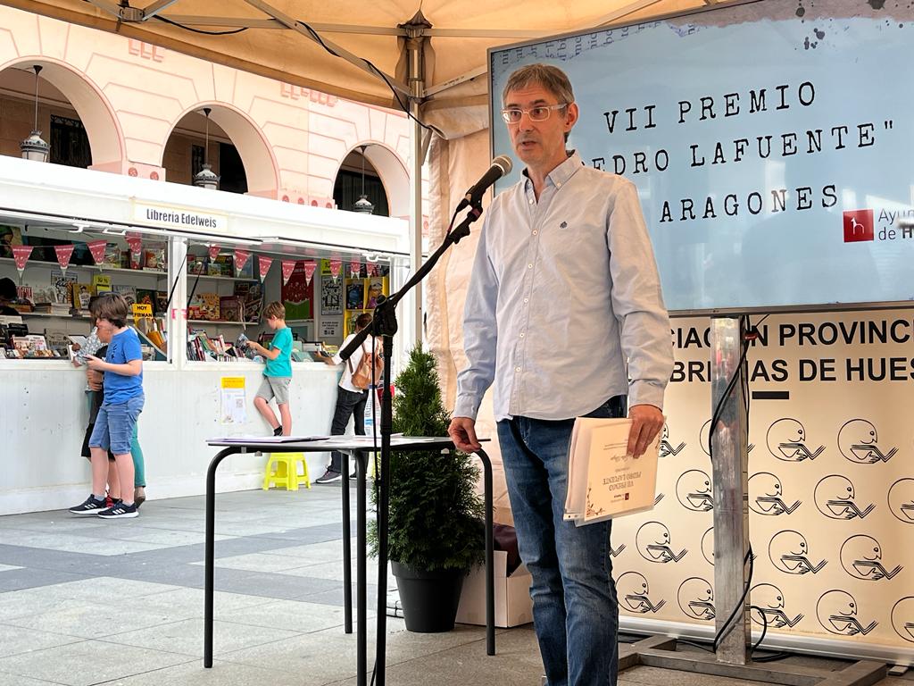 Entrega del VII Premio Pedro Lafuente en aragonés.  Foto Mercedes Manterola