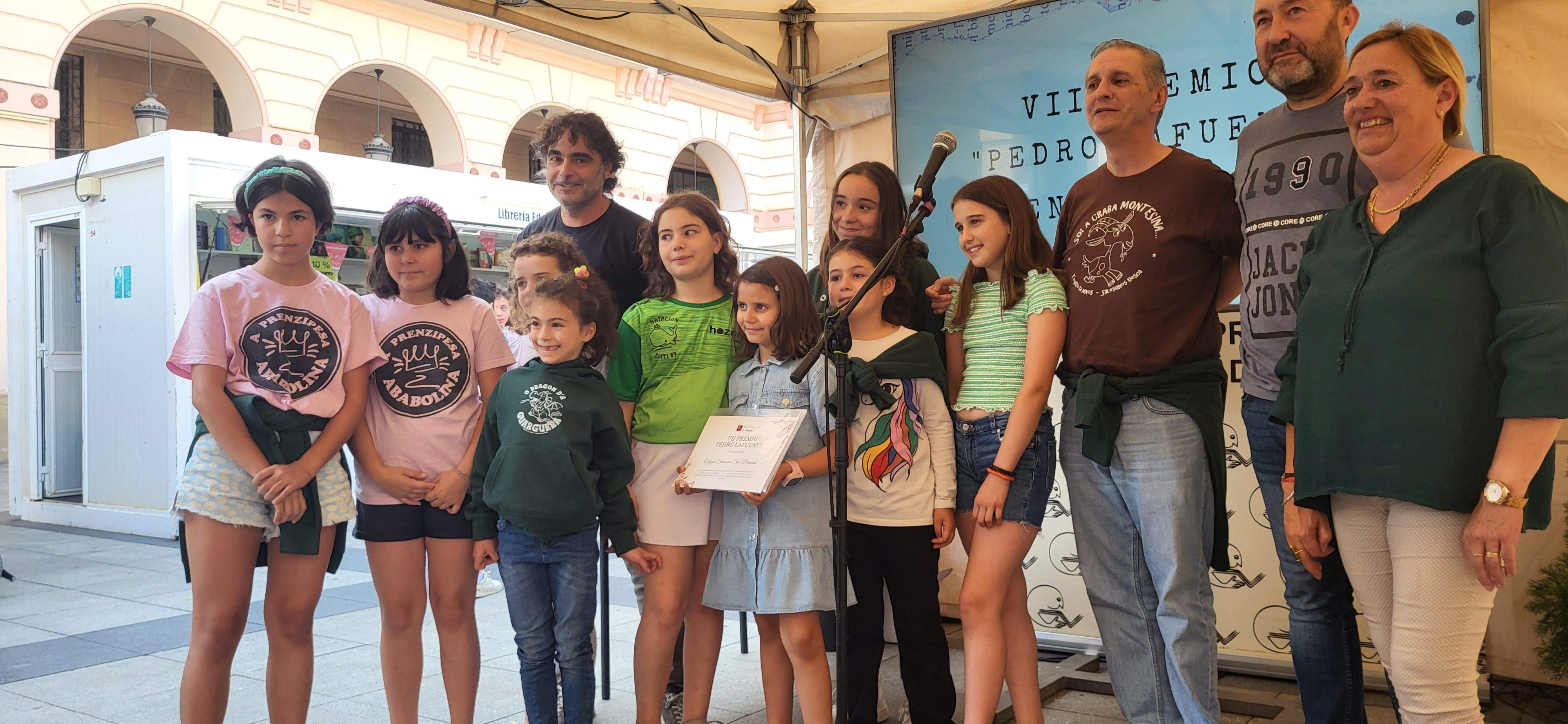 Entrega del VII Premio Pedro Lafuente en aragonés.  Foto Mercedes Manterola