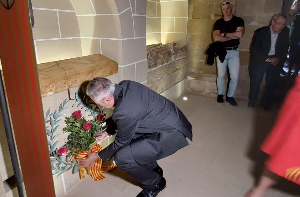 Homenaje a los Reyes de Aragón en San Pedro el Viejo