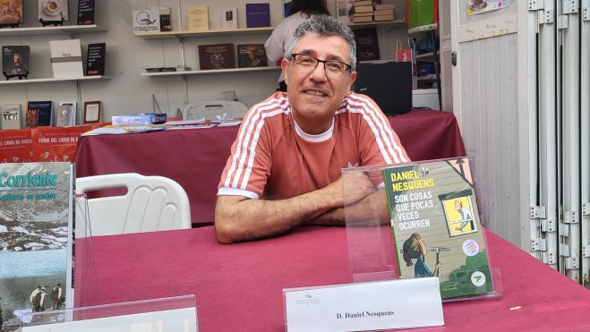 Daniel Nesquens, en la 39ª Feria del Libro de Huesca