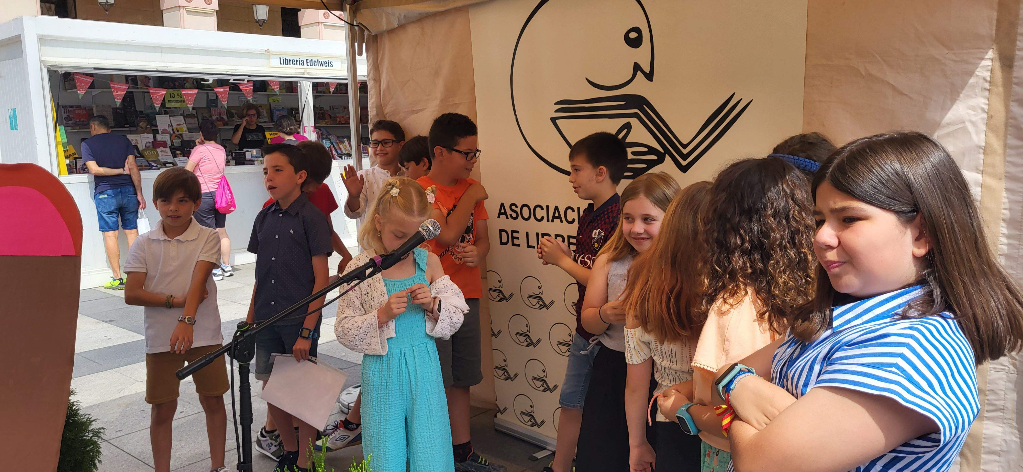 Presentación de "Panchito culo plano" en la Feria del Libro de Huesca. Foto: Mercedes Manterola