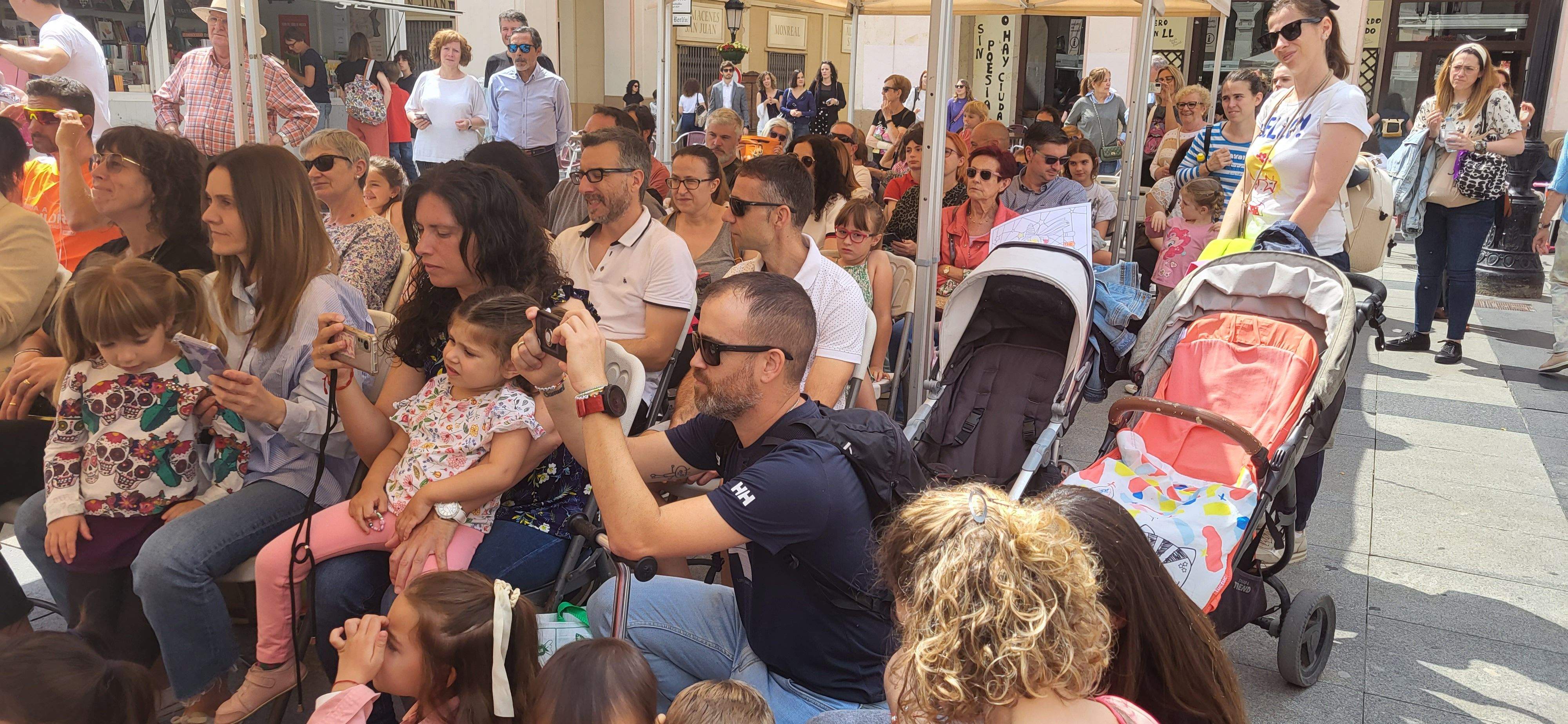Presentación de "Panchito culo plano" en la Feria del Libro de Huesca. Foto Myriam Martínez