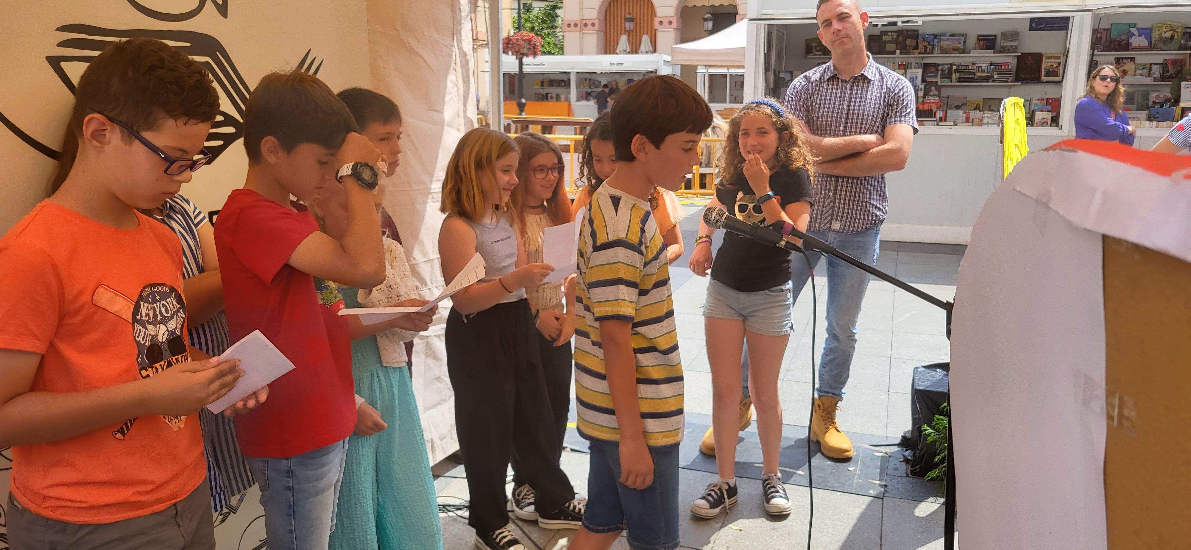 Presentación de "Panchito culo plano" en la Feria del Libro de Huesca. Foto Myriam Martínez