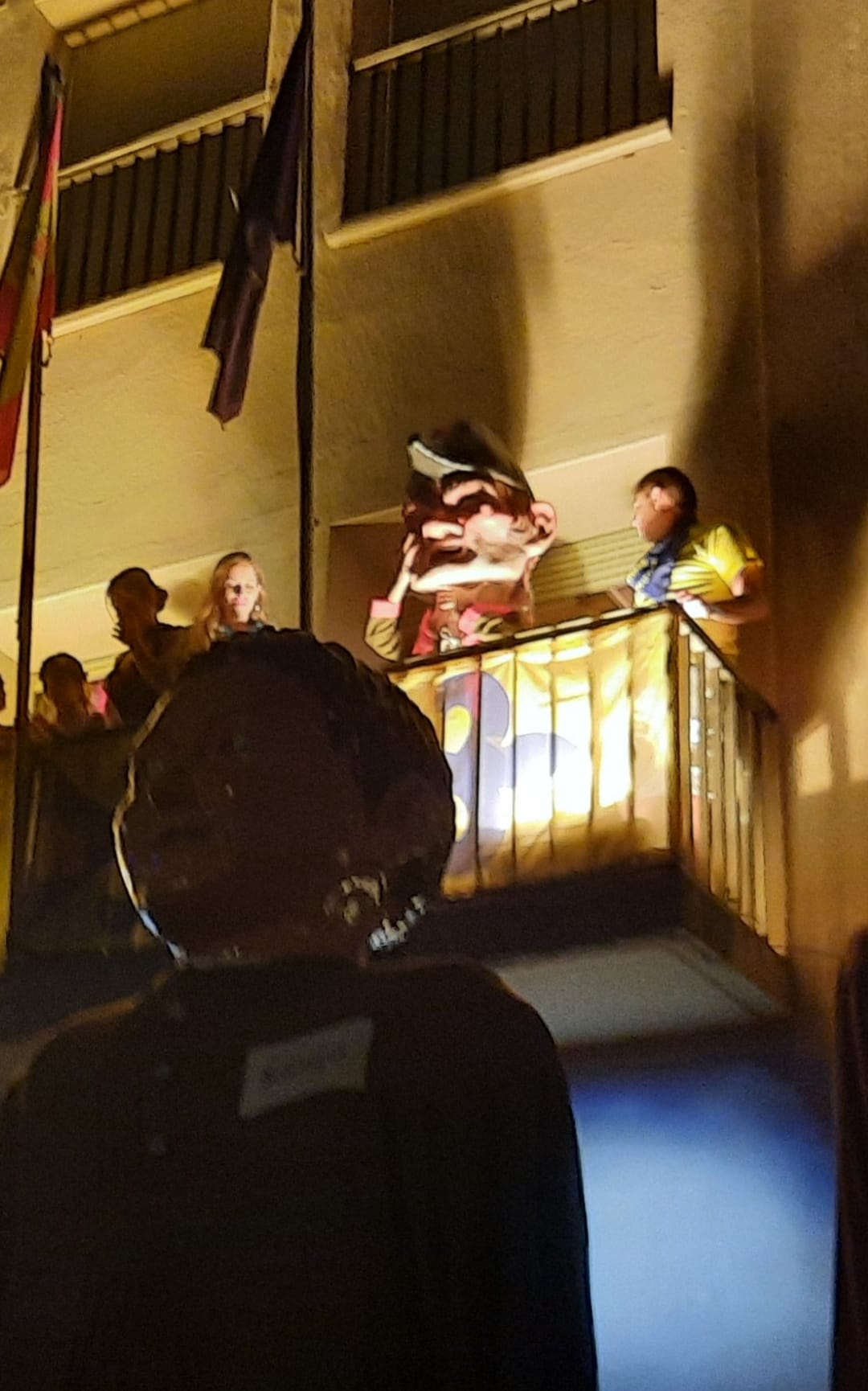 Nuevo gigante Sennpa. Foto Ayuntamiento de Ayerbe