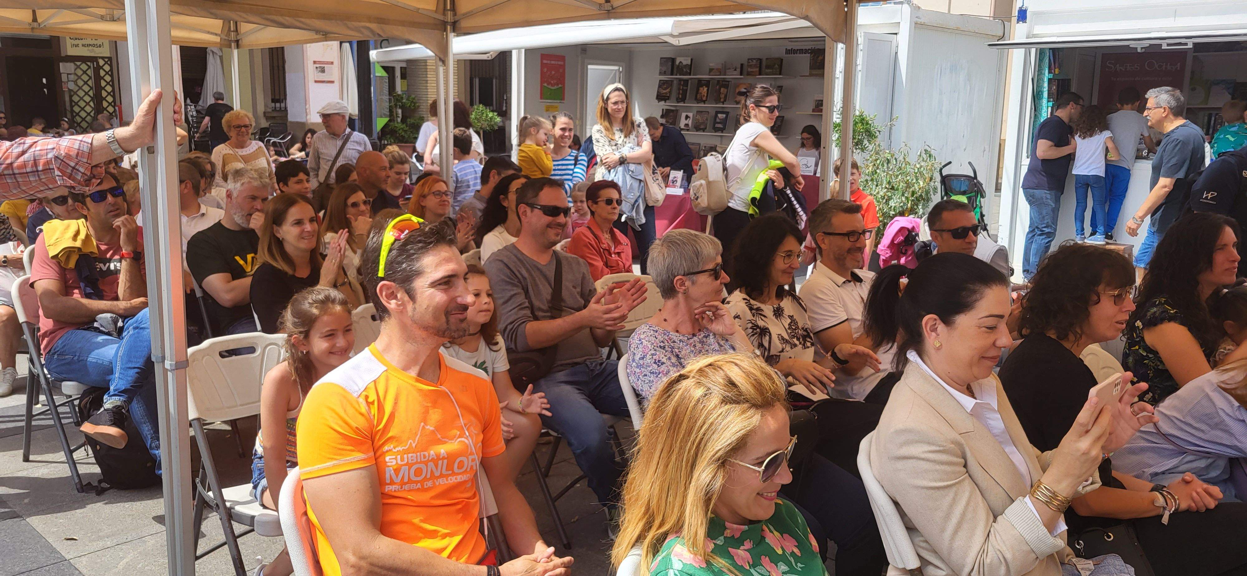 Presentación de "Panchito culo plano" en la Feria del Libro de Huesca. Foto Myriam Martínez