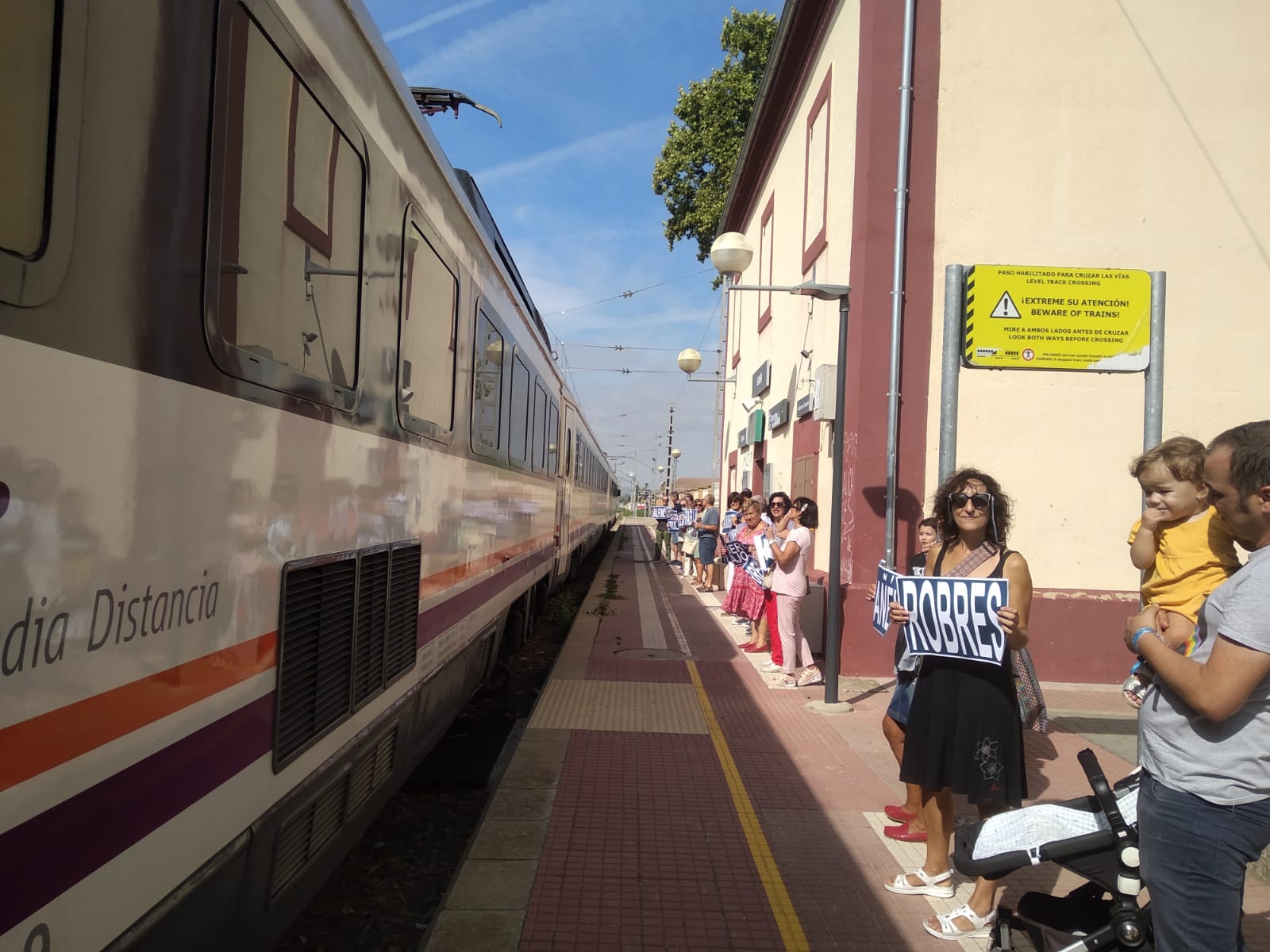 Monegros no pierdas tu tren. Nueva concentración en Grañén