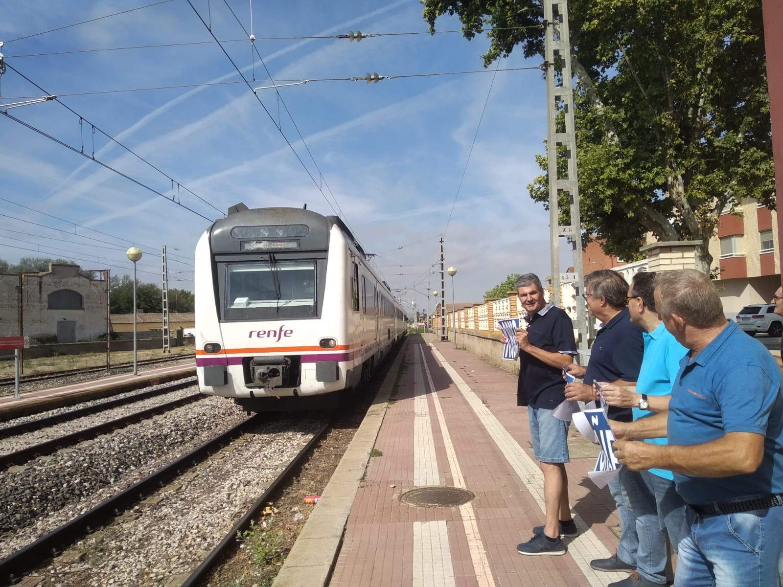 Monegros no pierdas tu tren. Nueva concentración en Grañén