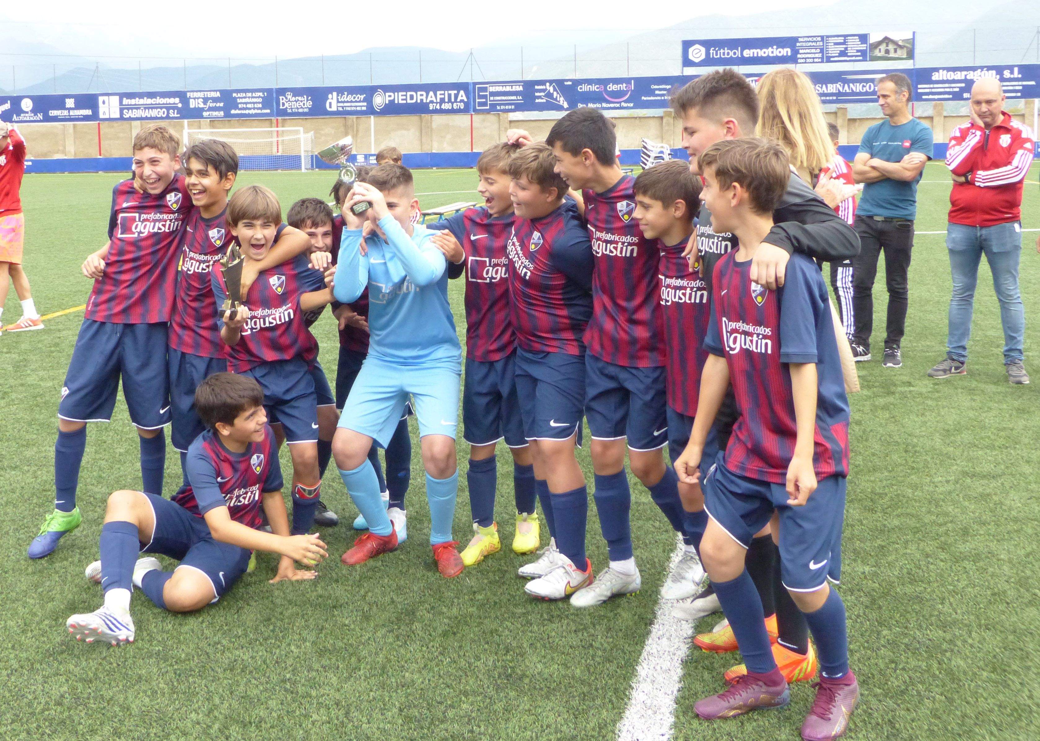 SD Huesca, campeón. Foto: Noticias Cantera