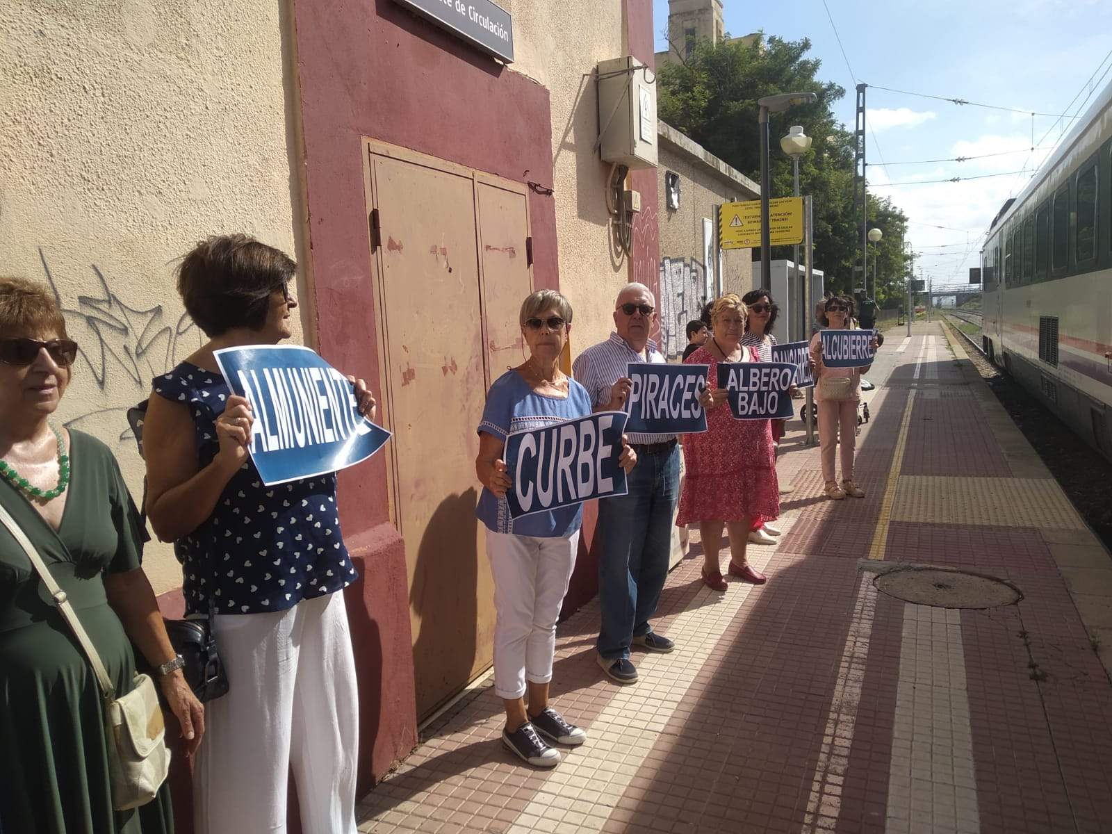 Monegros no pierdas tu tren. Nueva concentración en Grañén