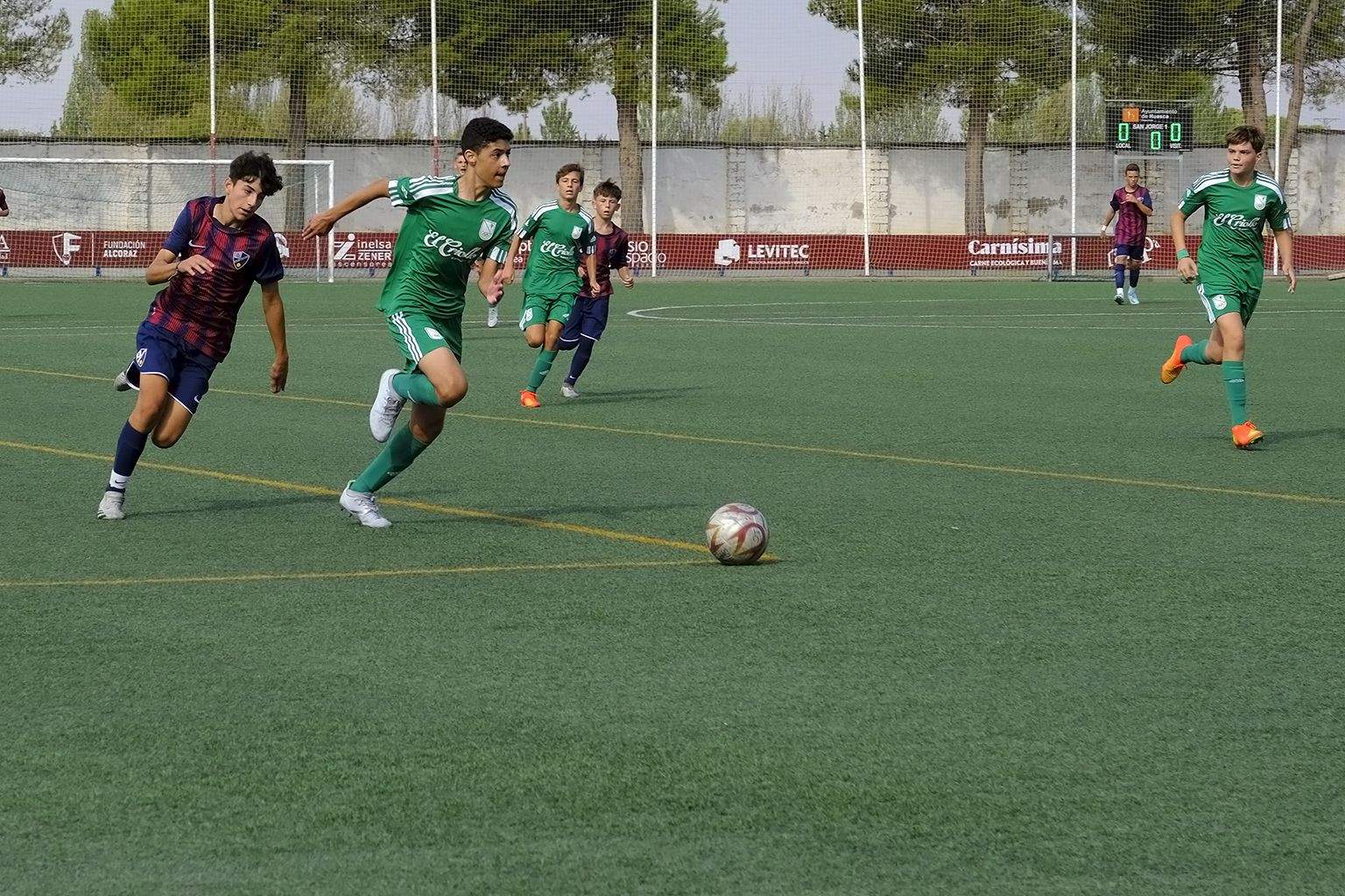 Huesca y Casablanca se enfrentan en San Jorge. Foto: Alejandro Sanagustín