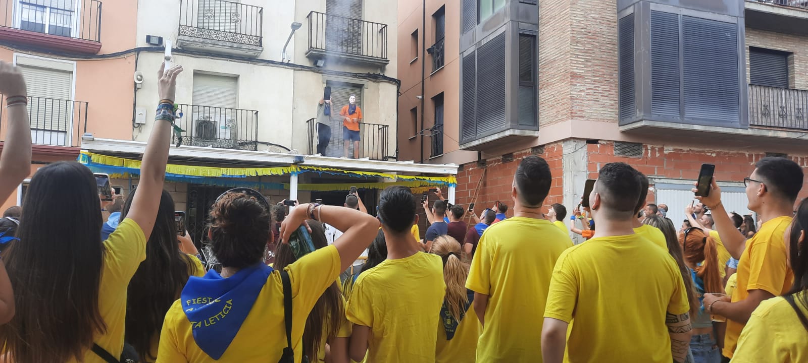 Chiupinazo peñista. Foto Ayuntamiento de Ayerbe