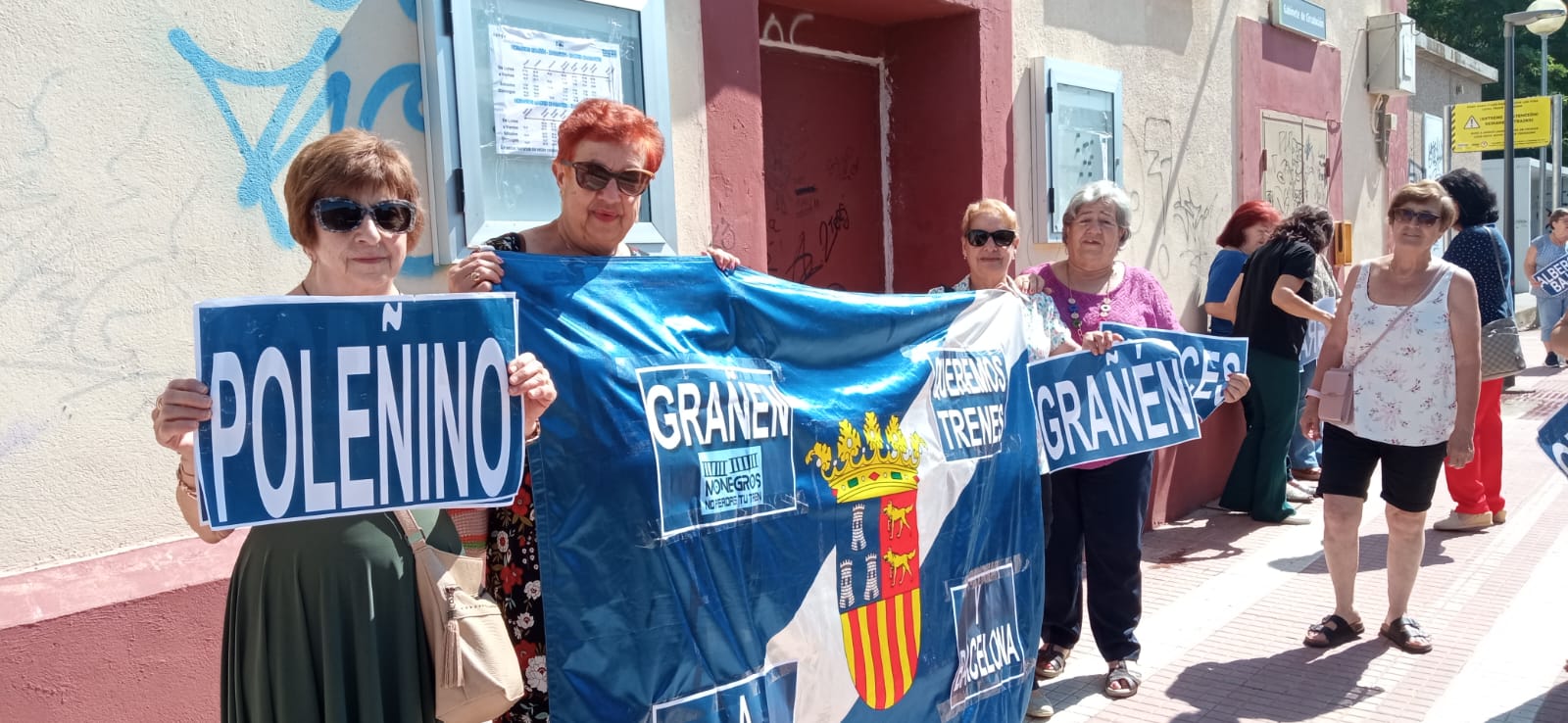 Monegros No Pierdas Tu Tren ha celebrado su 27 Concentración