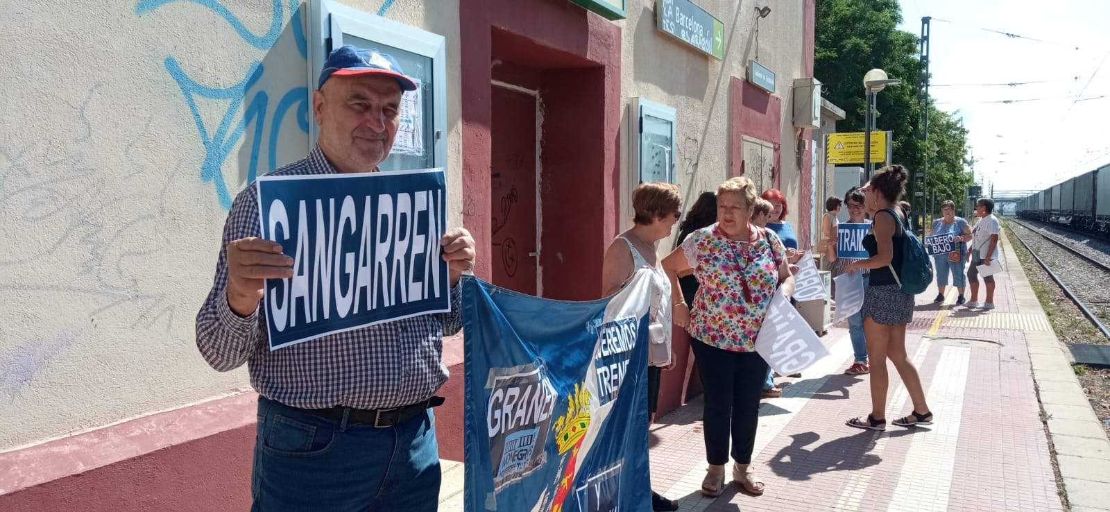 Monegros No Pierdas Tu Tren ha celebrado su 27 Concentración