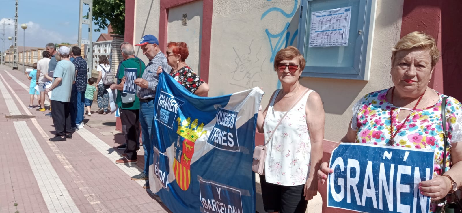 Monegros No Pierdas Tu Tren ha celebrado su 27 Concentración