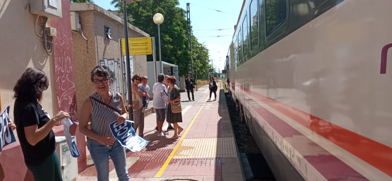 Monegros No Pierdas Tu Tren ha celebrado su 27 Concentración