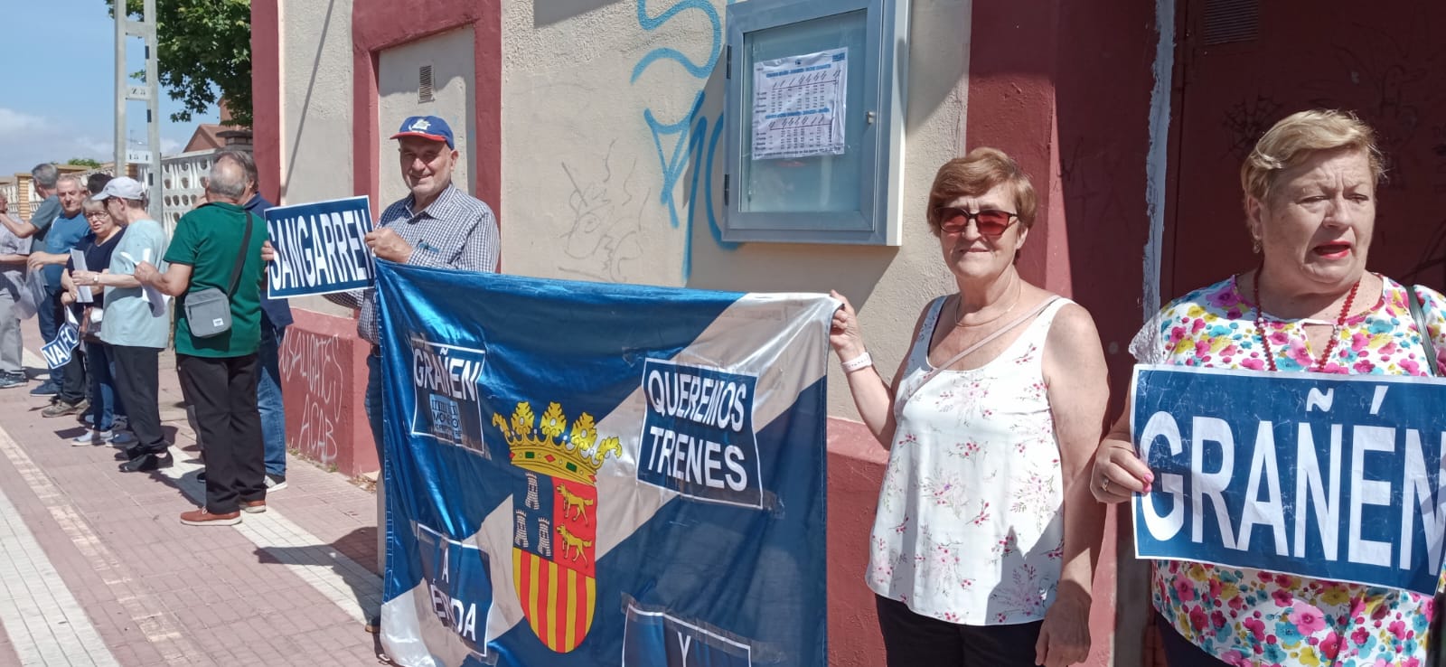 Monegros No Pierdas Tu Tren ha celebrado su 27 Concentración