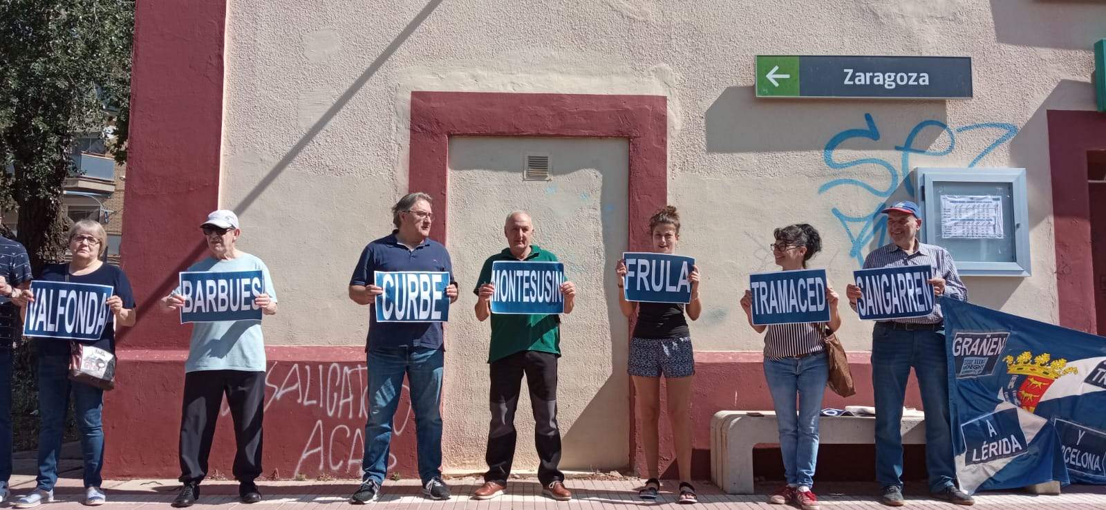 Monegros No Pierdas Tu Tren ha celebrado su 27 Concentración