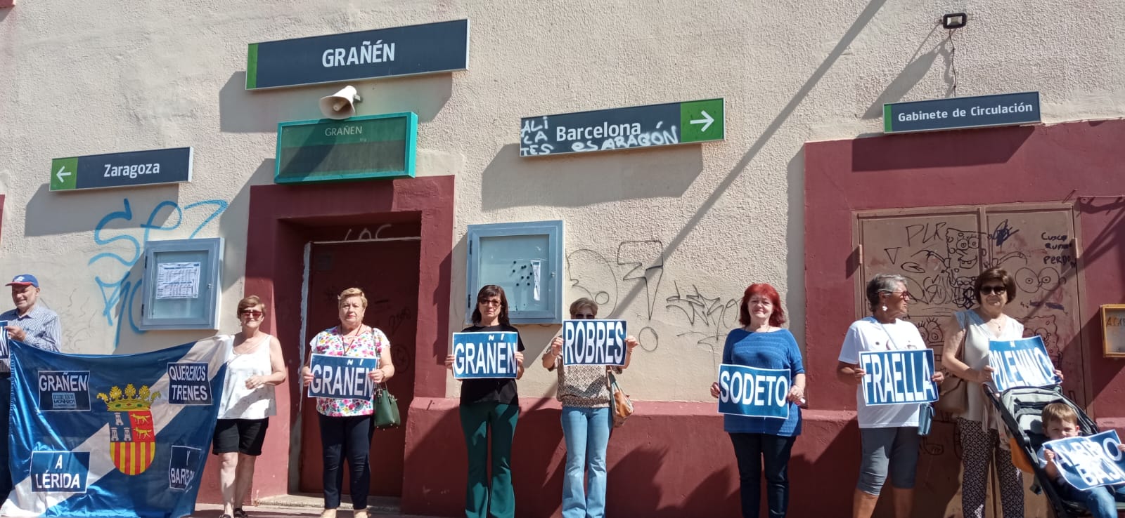 Monegros No Pierdas Tu Tren ha celebrado su 27 Concentración