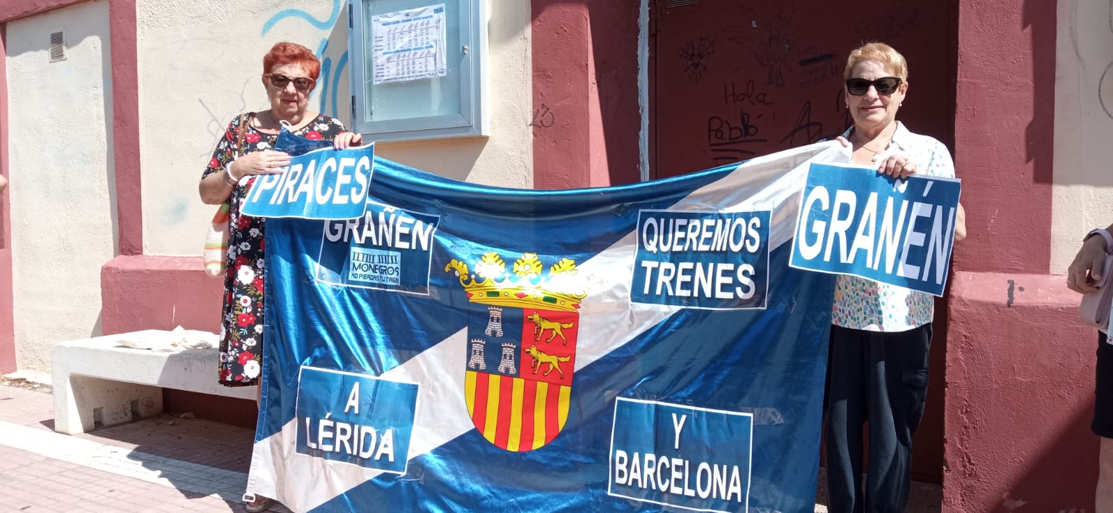 Monegros No Pierdas Tu Tren ha celebrado su 27 Concentración