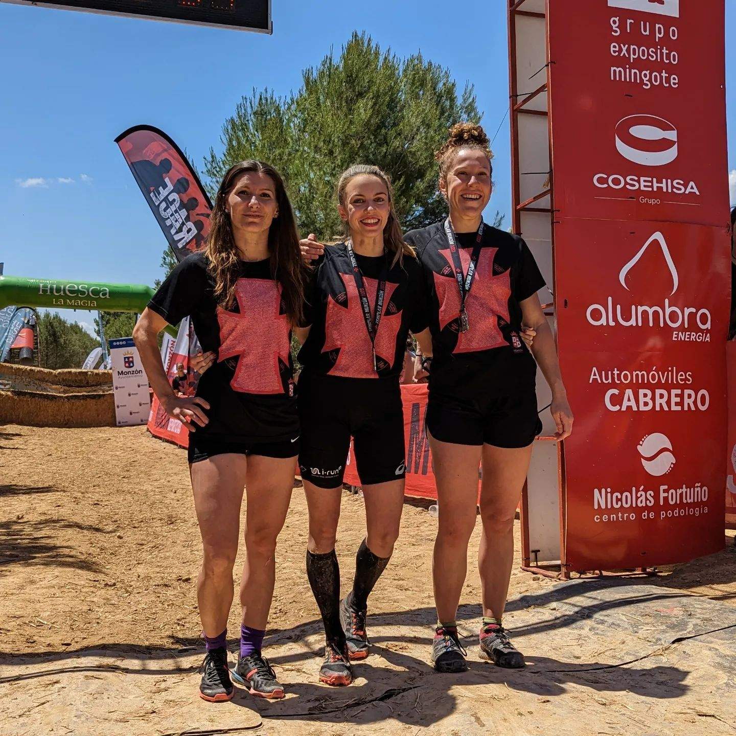 Montaner, Bota y Zúñiga, podio 8.5k