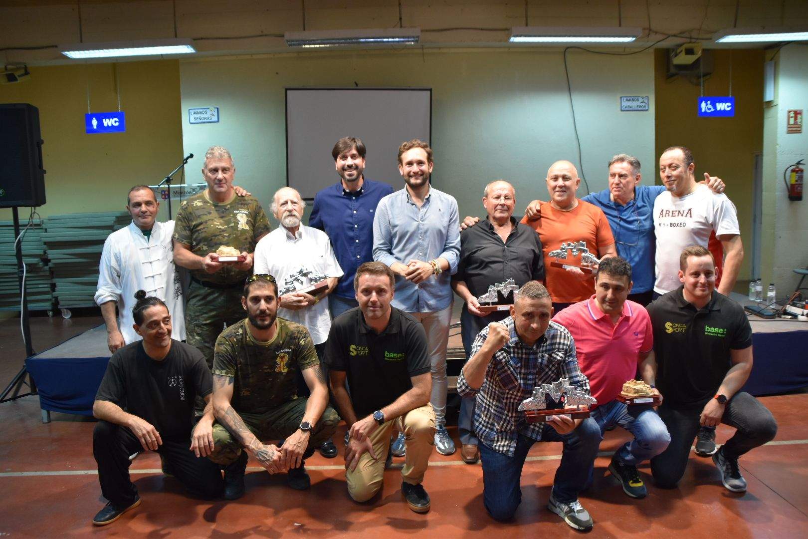 Homenaje a los pioneros de las artes marciales en Cinca Sport.