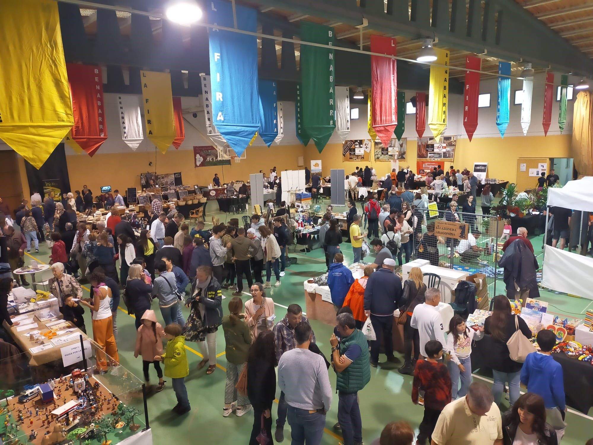 Imagen general de la Fira de Sant Medardo. Foto Ayuntamiento de Benabarre