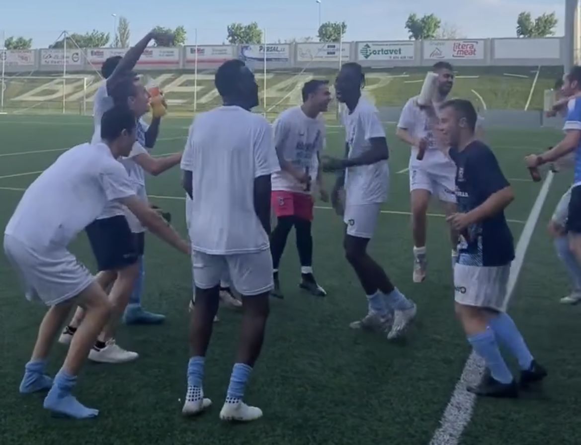 El Atlético Binéfar, campeón de Primera Regional.