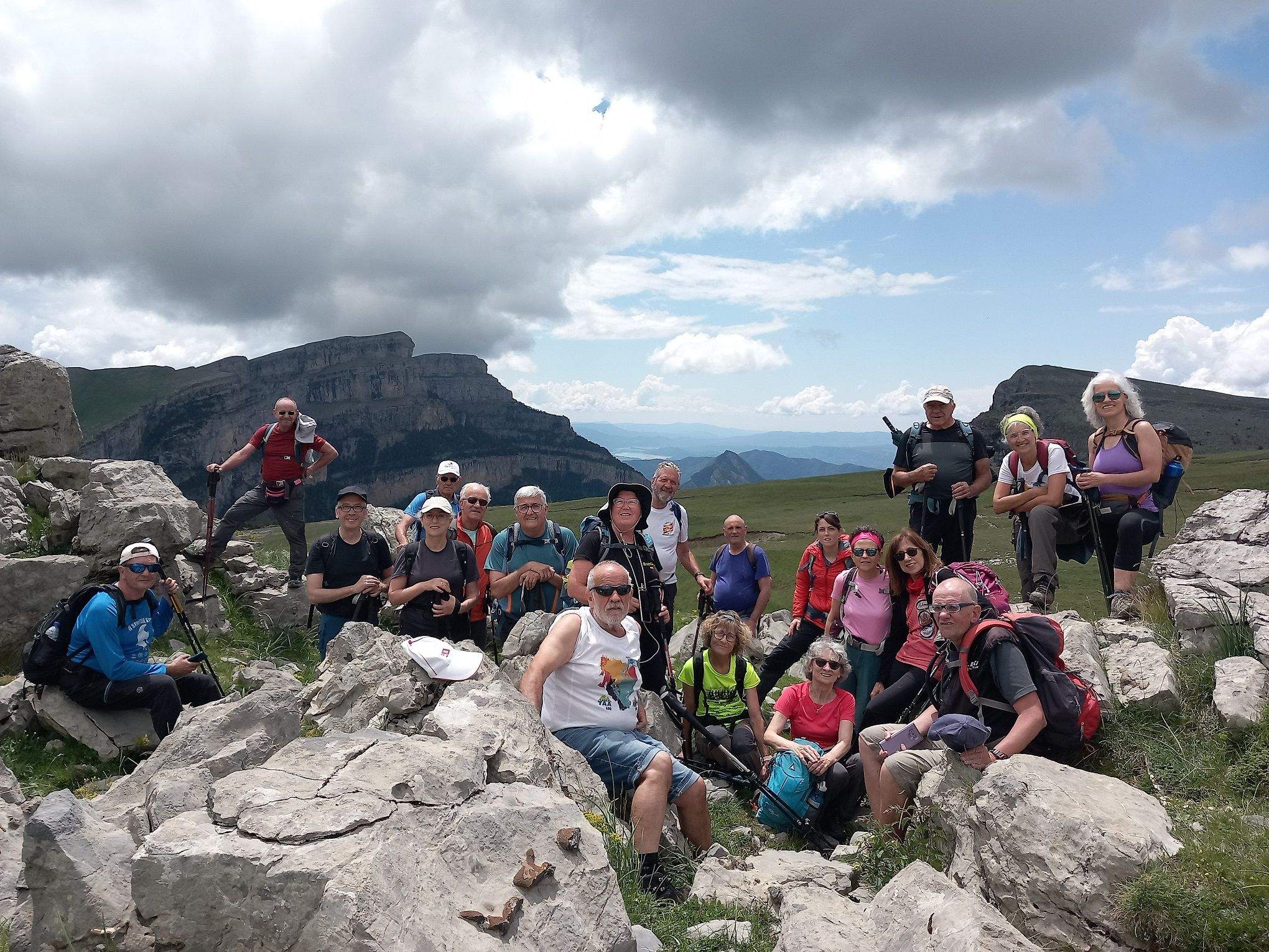 El grupo de Turismo por el Alto Aragón.