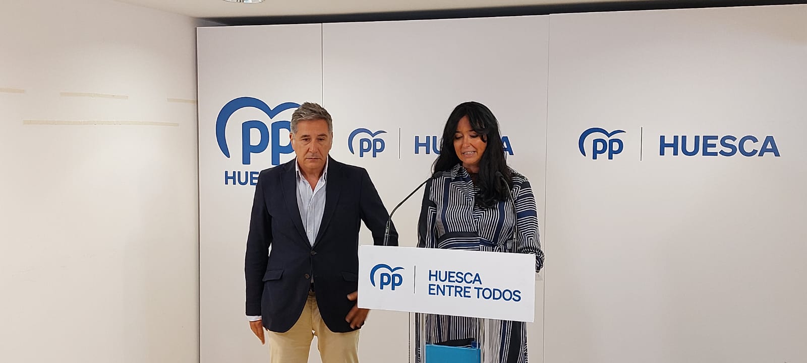 Ricardo Oliván y Lorena Orduna.