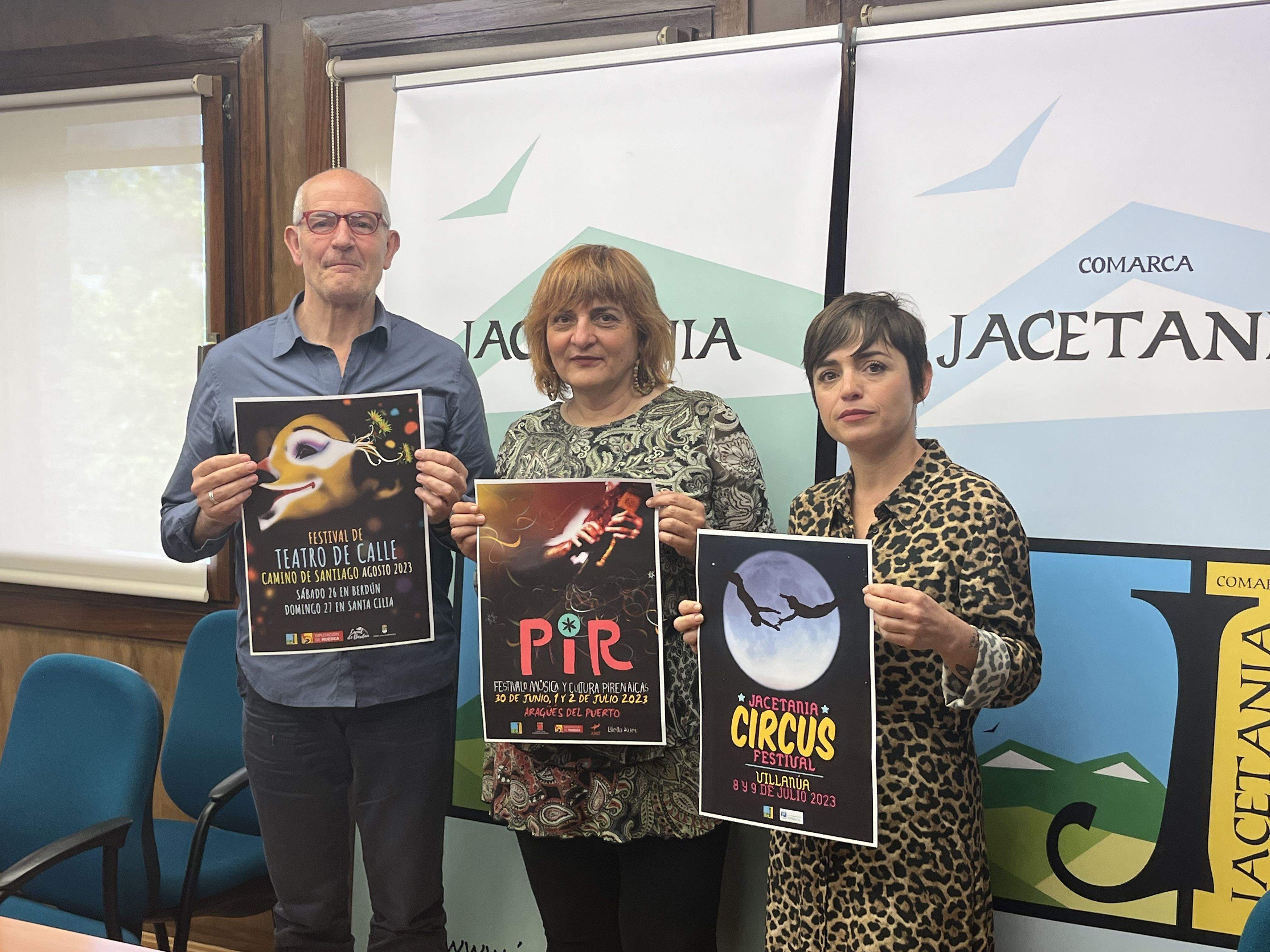 Presentación de los festivales organizados por el Área de Cultura de la Jacetania para este verano.