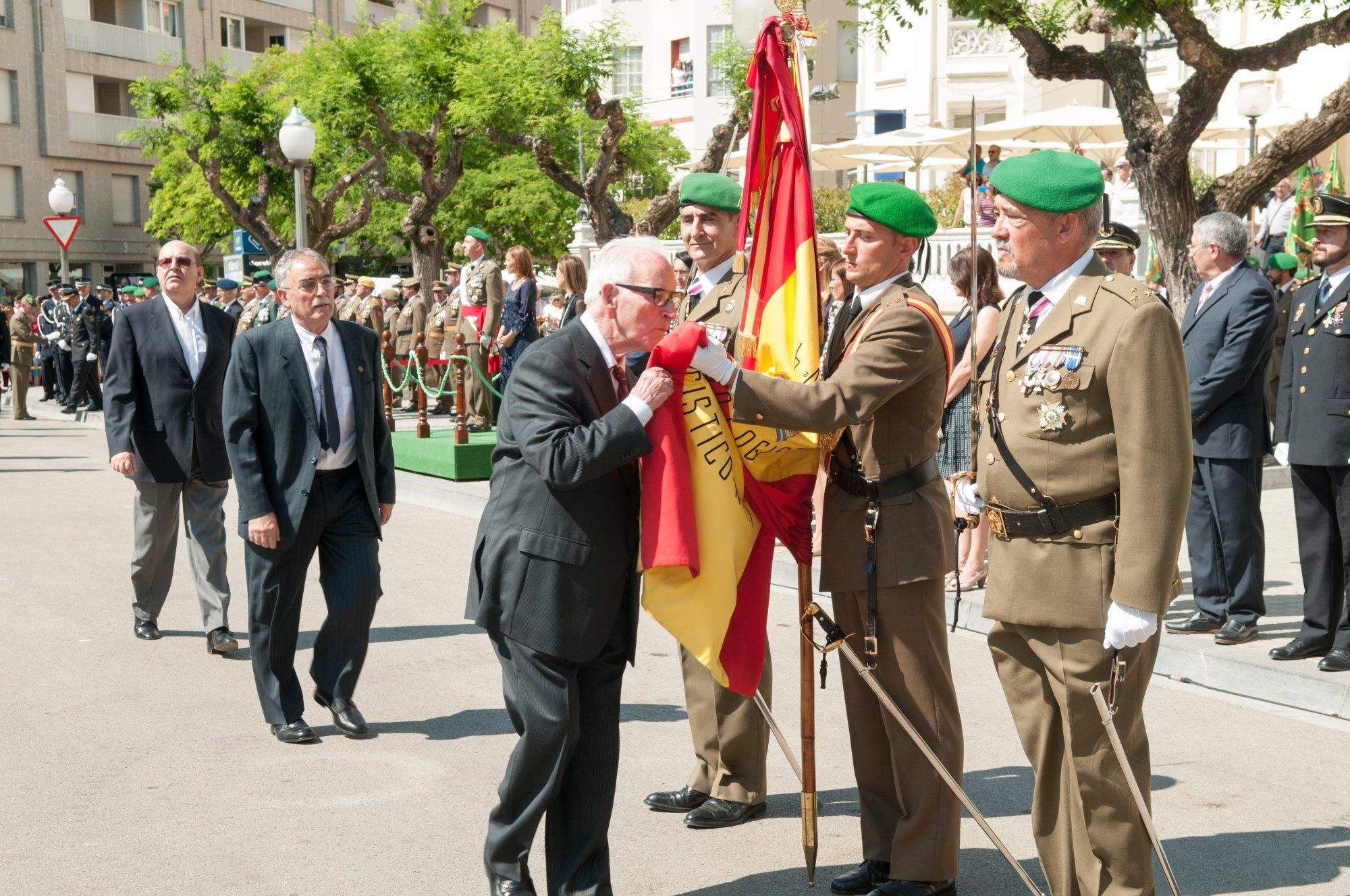 Última Jura civil de bandera en Huesca, en 2015