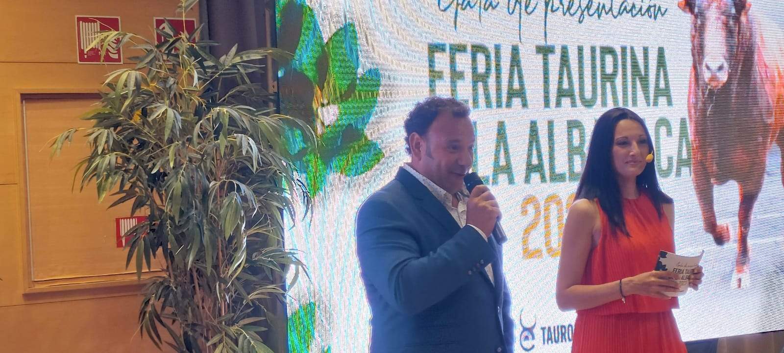 Imágenes de la presentación de la Feria Taurina Albahaca 2023