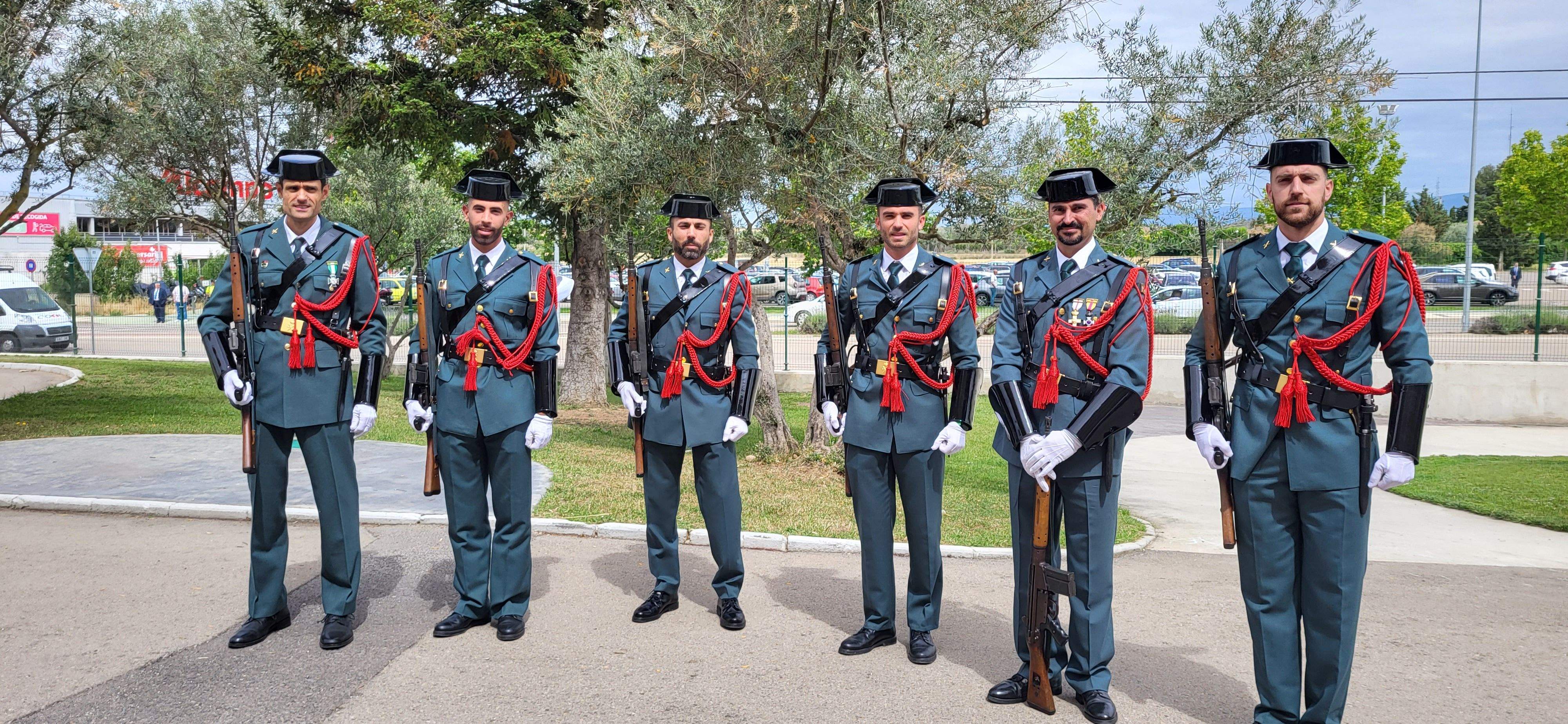 Celebración en Huesca del 179 aniversario de la Guardia Civil. Foto: Mercedes Manterola