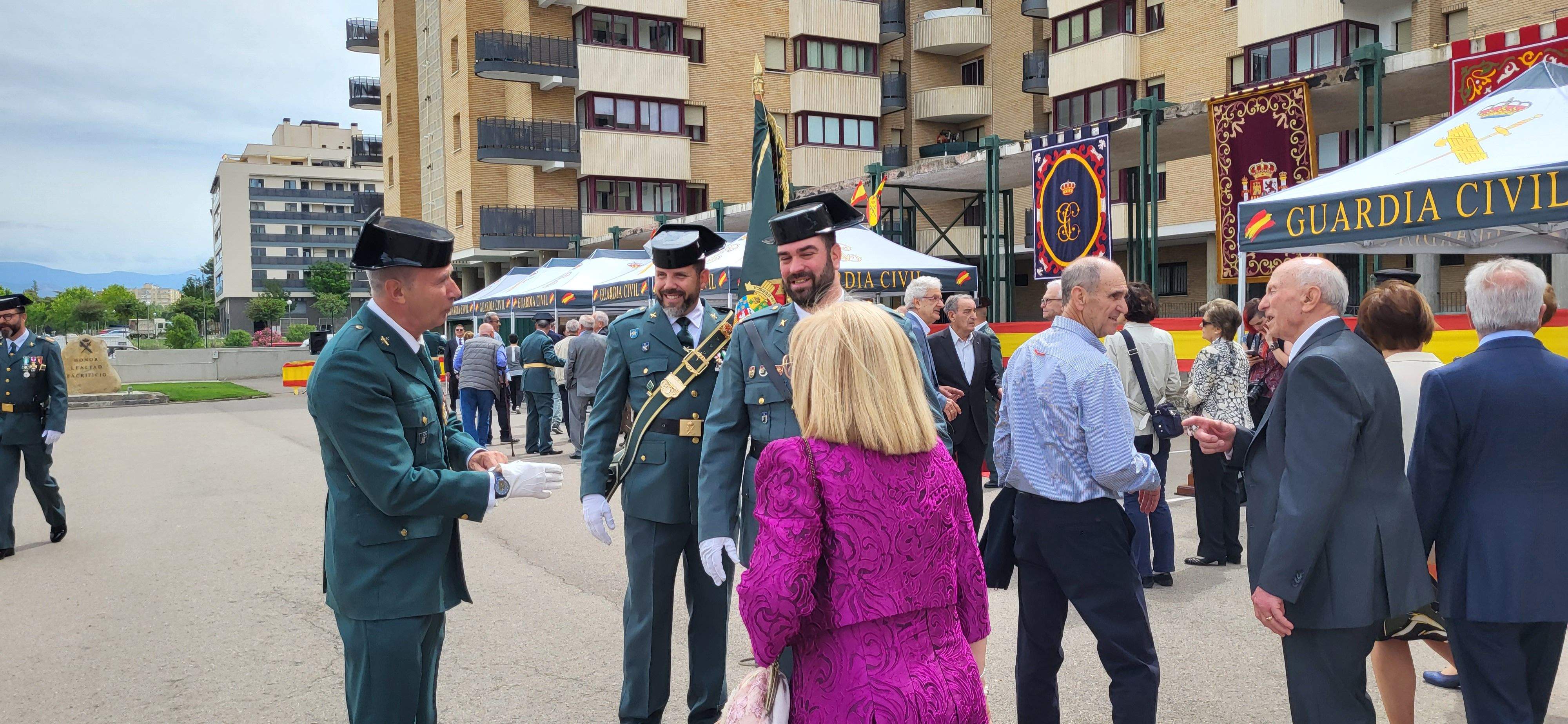 Celebración en Huesca del 179 aniversario de la Guardia Civil. Foto: Mercedes Manterola
