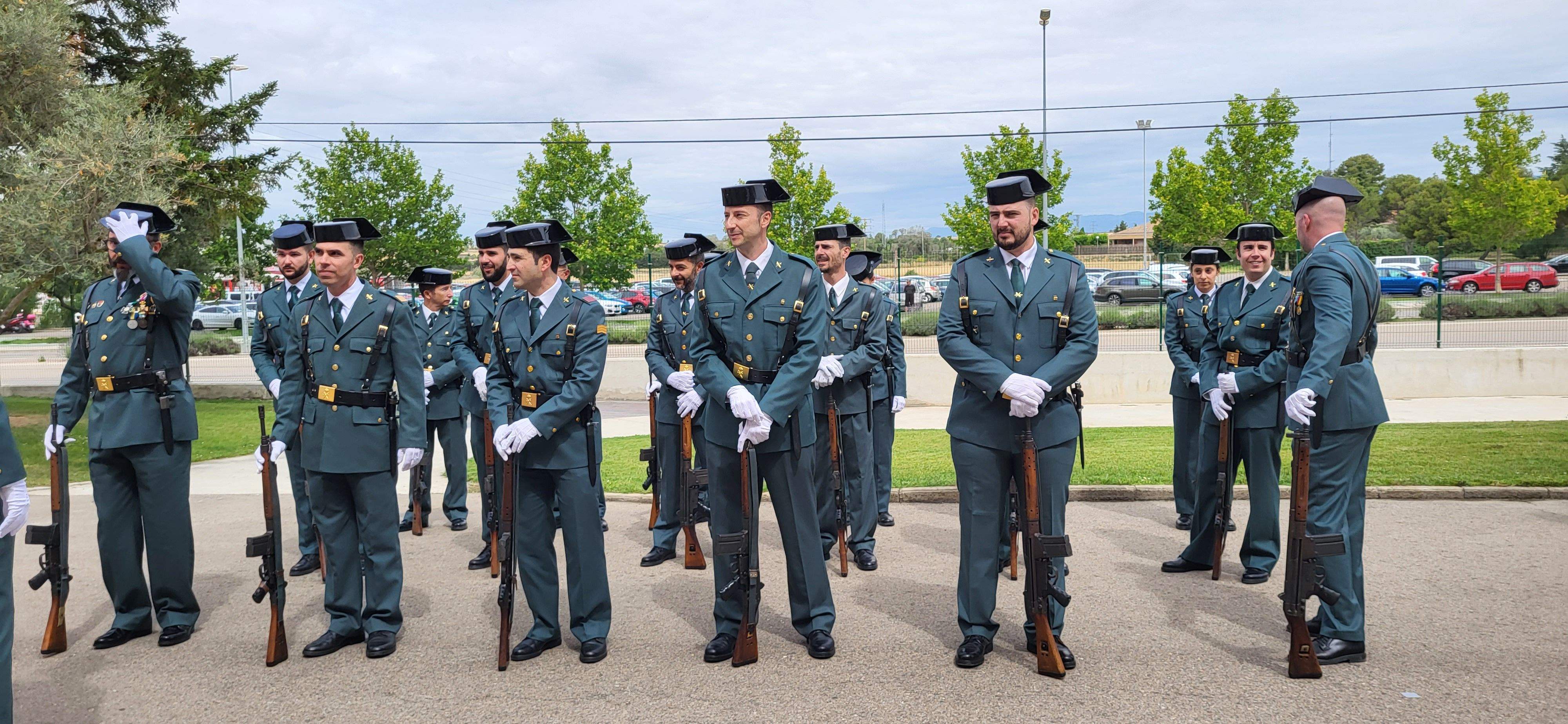Celebración en Huesca del 179 aniversario de la Guardia Civil. Foto: Mercedes Manterola