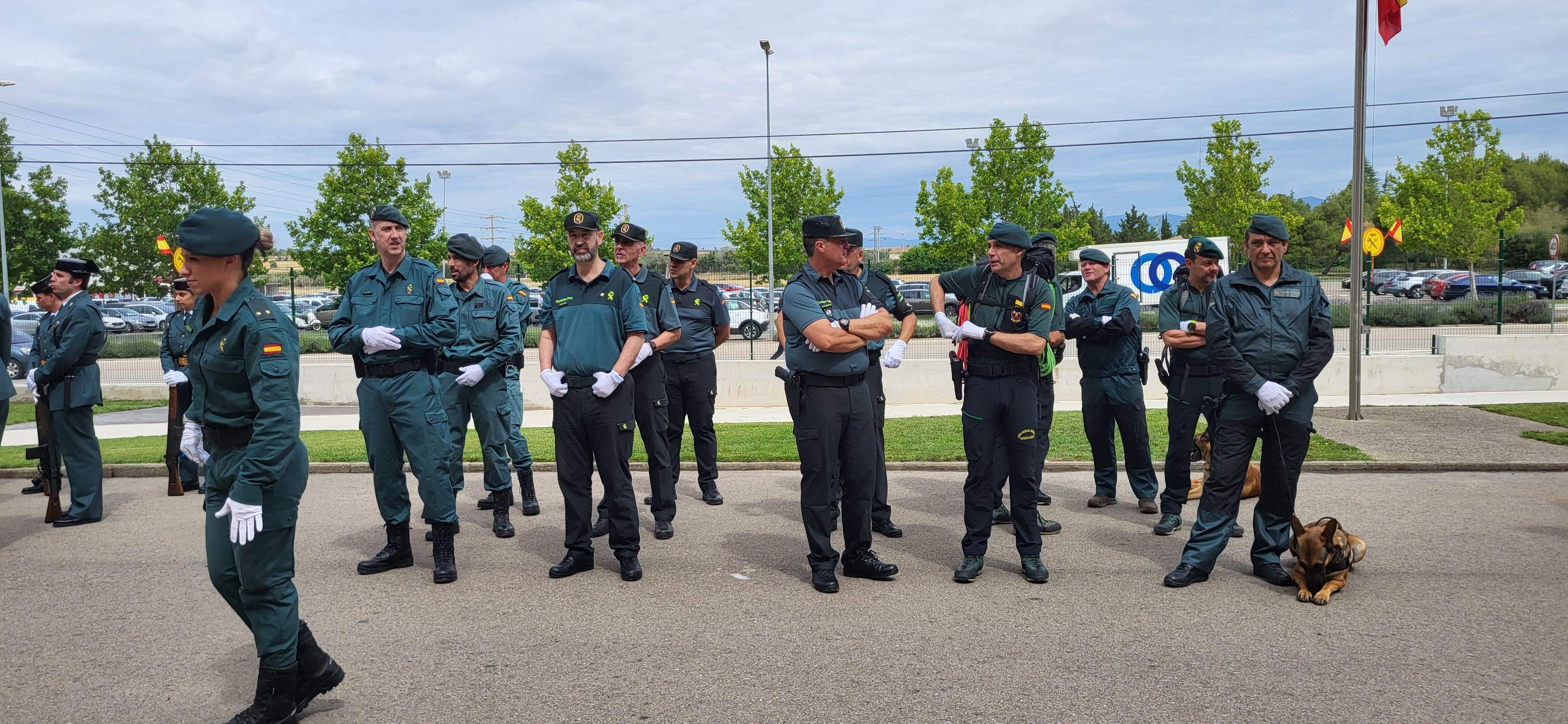Celebración en Huesca del 179 aniversario de la Guardia Civil. Foto: Mercedes Manterola