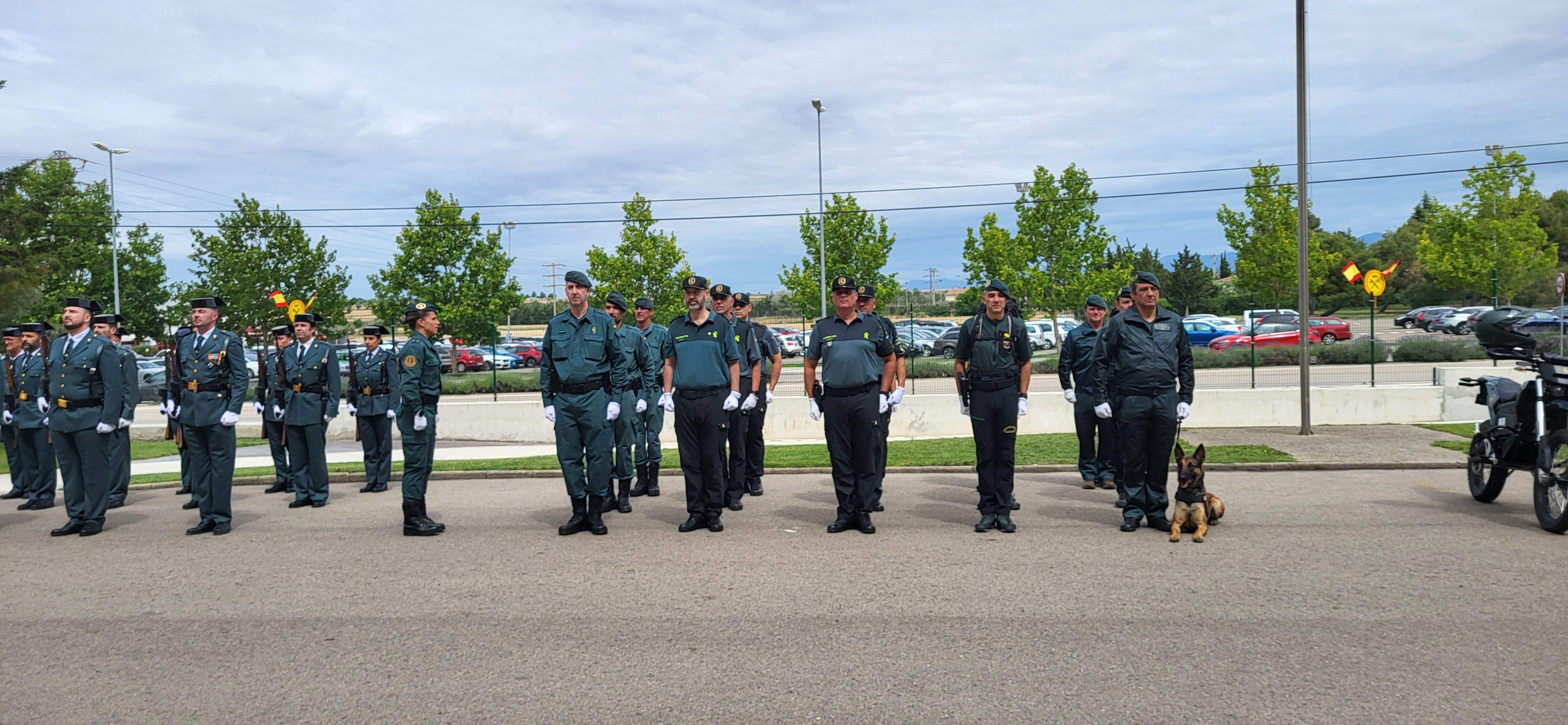 Celebración en Huesca del 179 aniversario de la Guardia Civil. Foto: Mercedes Manterola