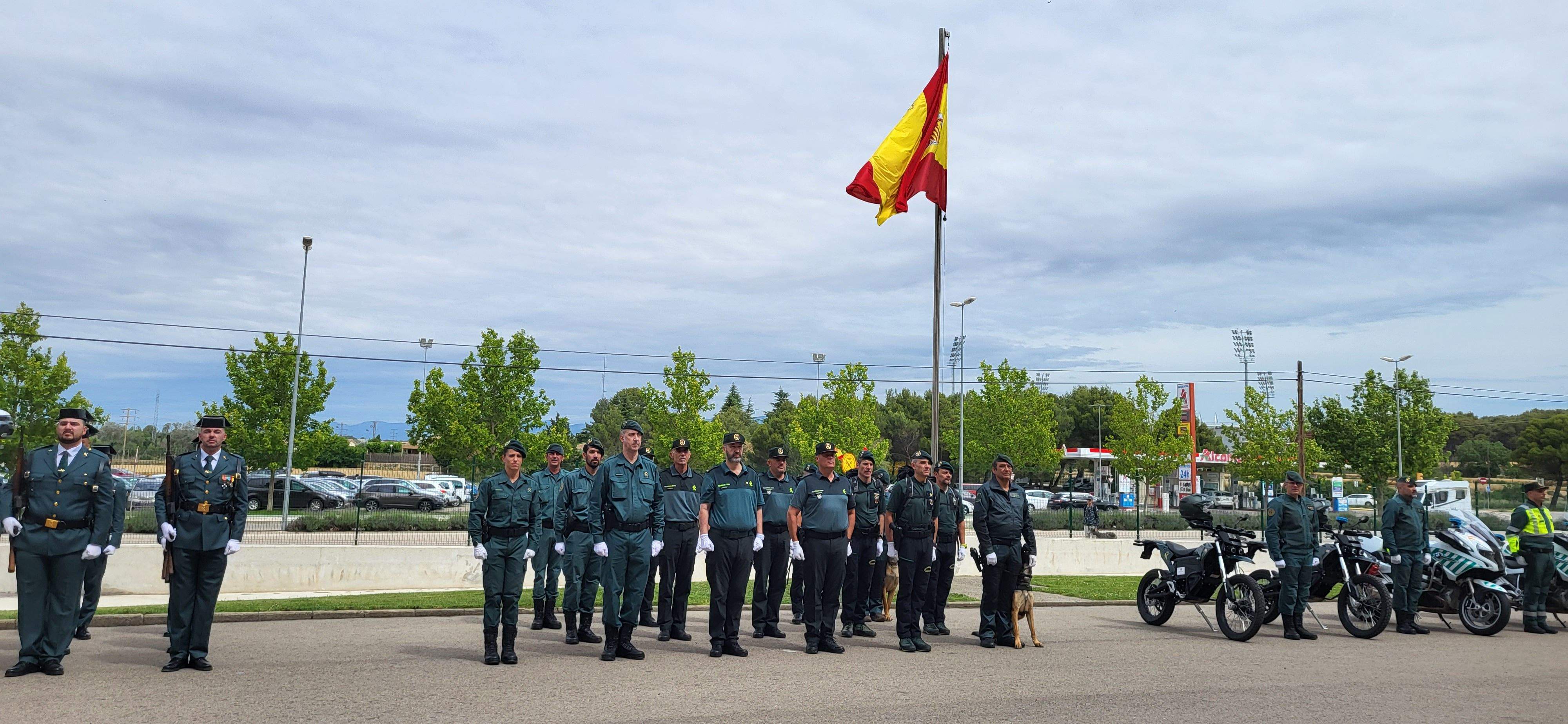 Celebración en Huesca del 179 aniversario de la Guardia Civil. Foto: Mercedes Manterola