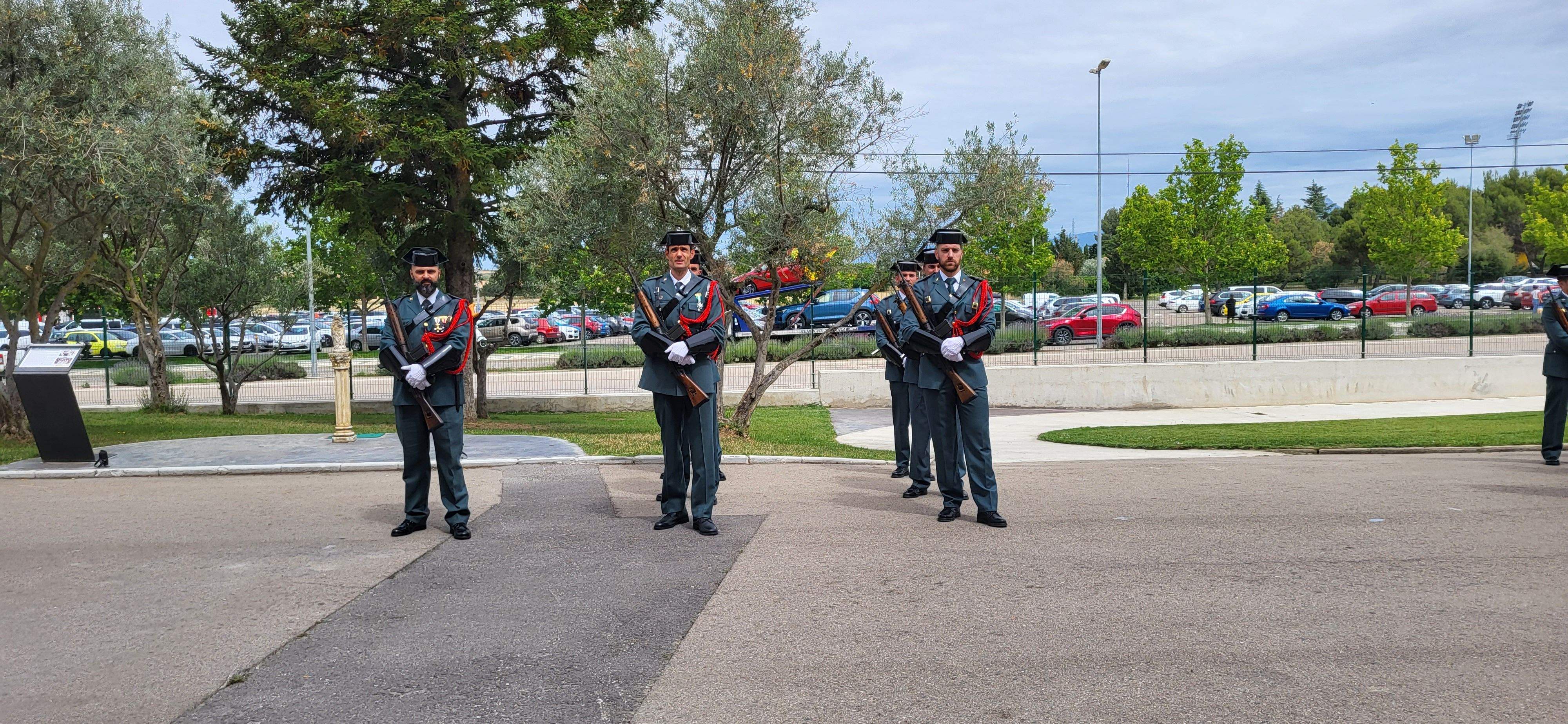 Celebración en Huesca del 179 aniversario de la Guardia Civil. Foto: Mercedes Manterola
