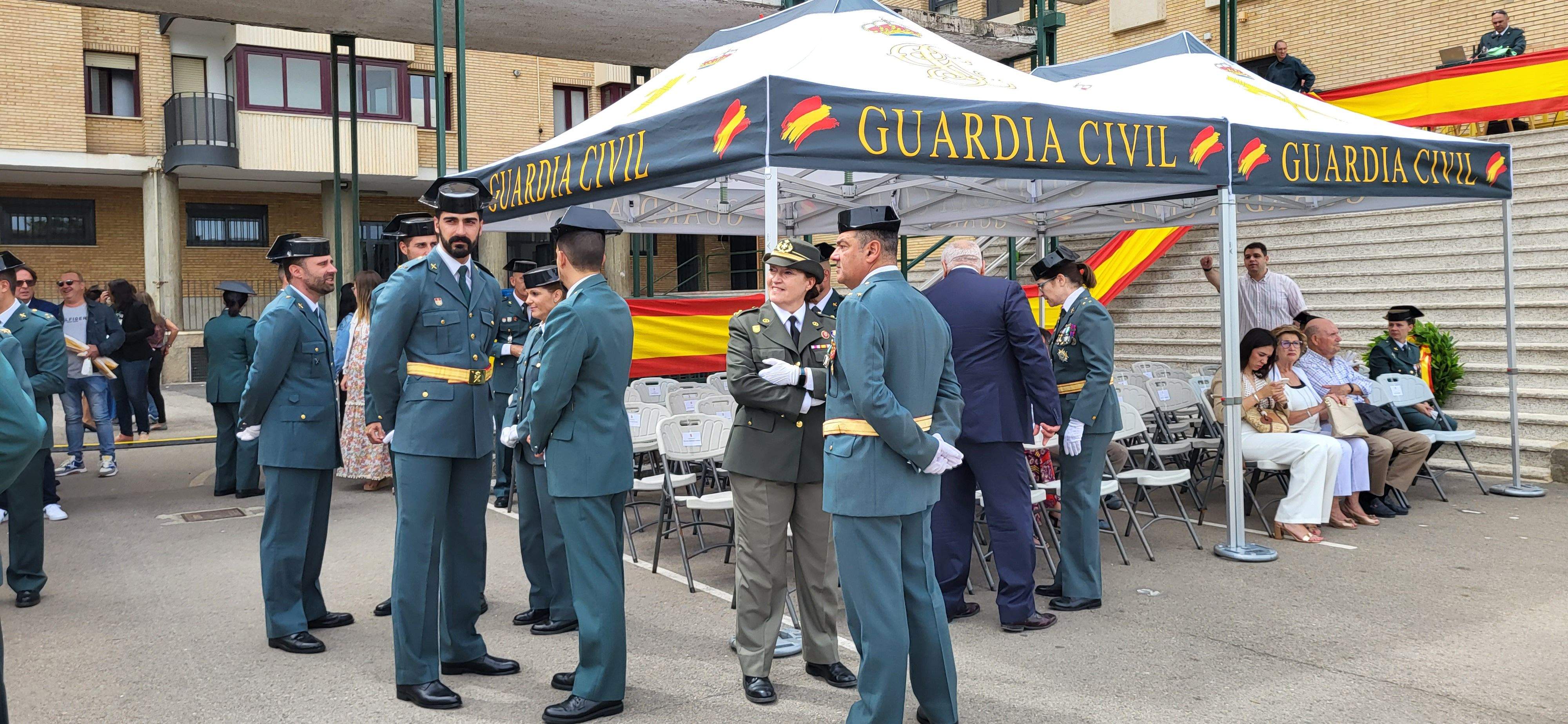 Celebración en Huesca del 179 aniversario de la Guardia Civil. Foto: Mercedes Manterola