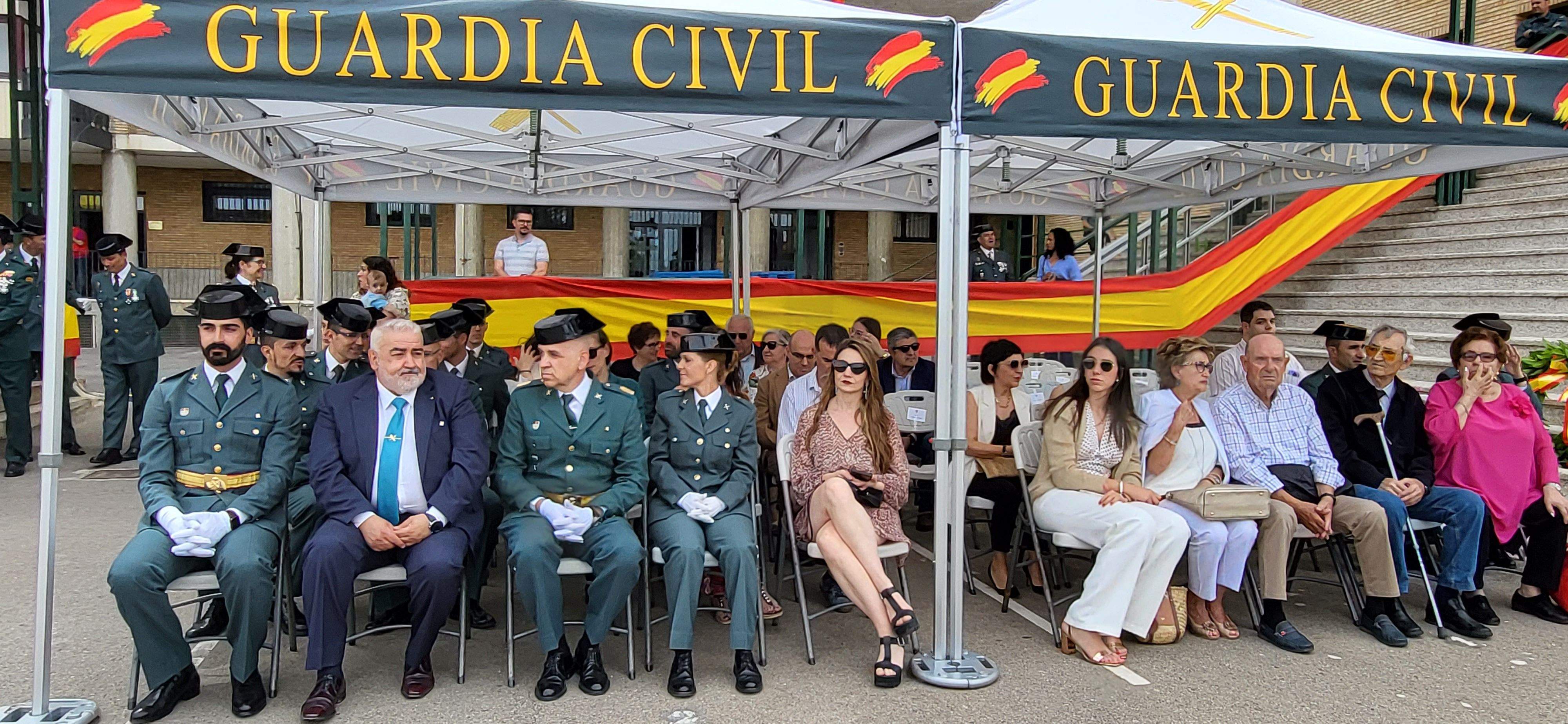 Celebración en Huesca del 179 aniversario de la Guardia Civil. Foto: Mercedes Manterola