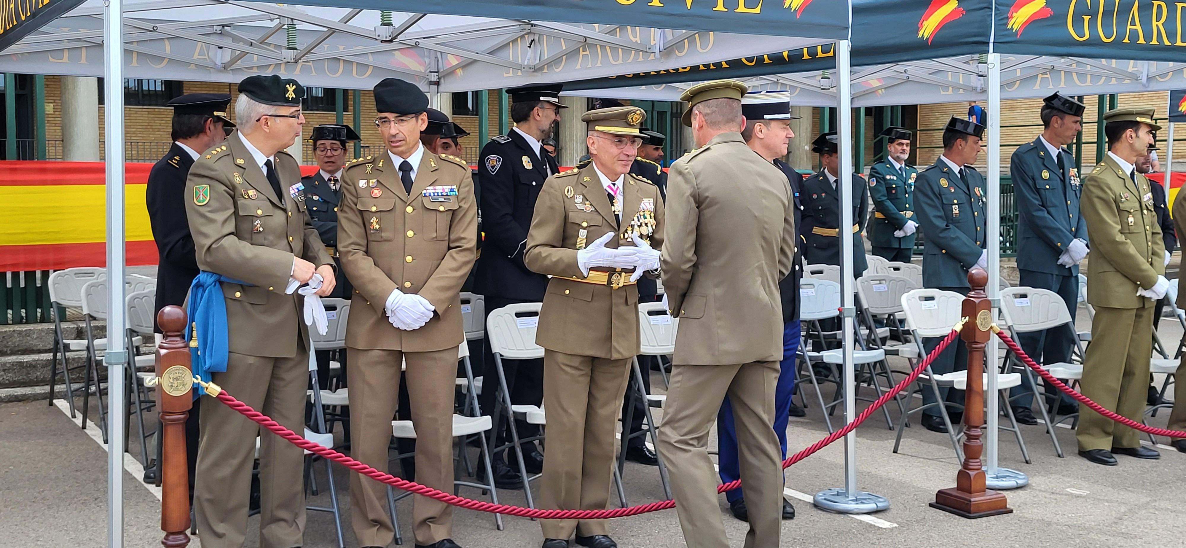 Celebración en Huesca del 179 aniversario de la Guardia Civil. Foto: Mercedes Manterola