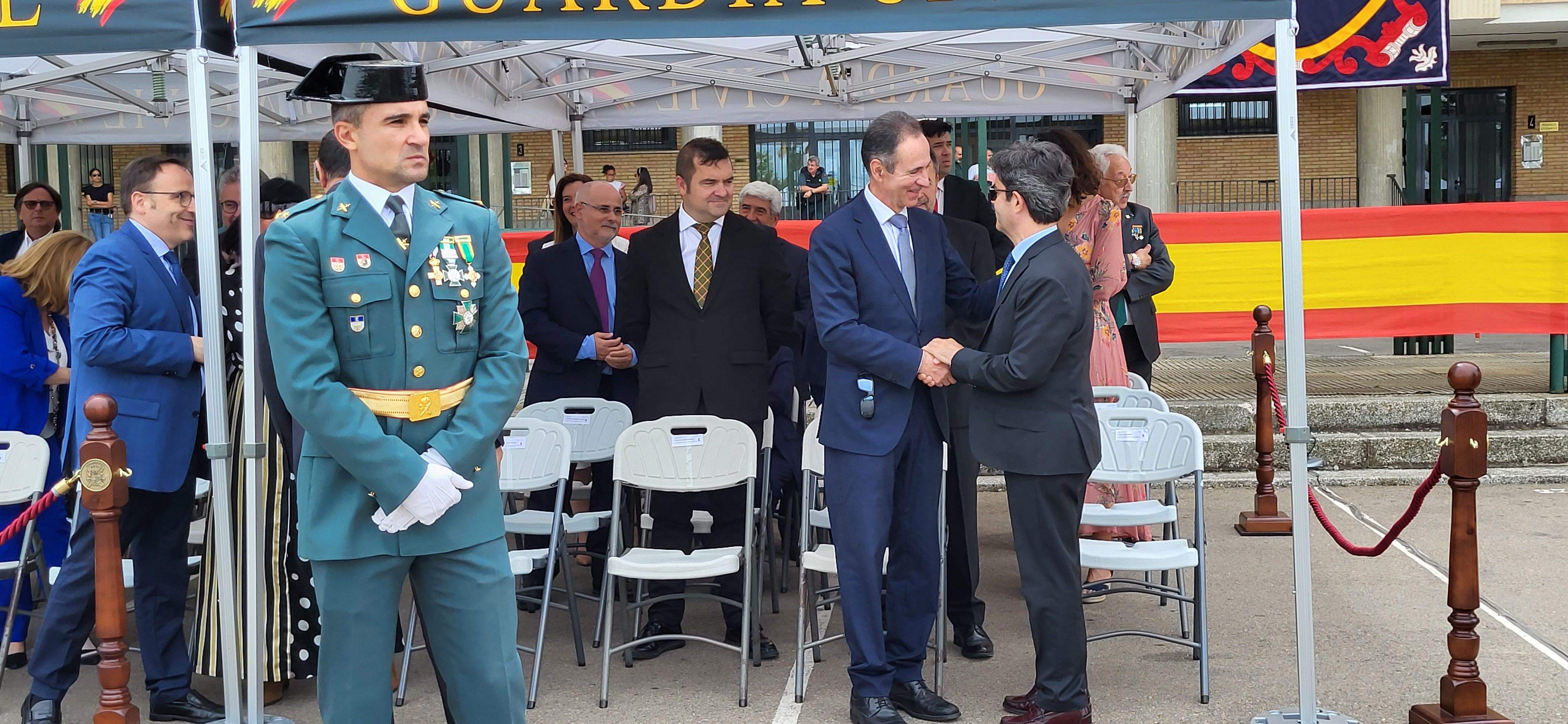Celebración en Huesca del 179 aniversario de la Guardia Civil. Foto: Mercedes Manterola