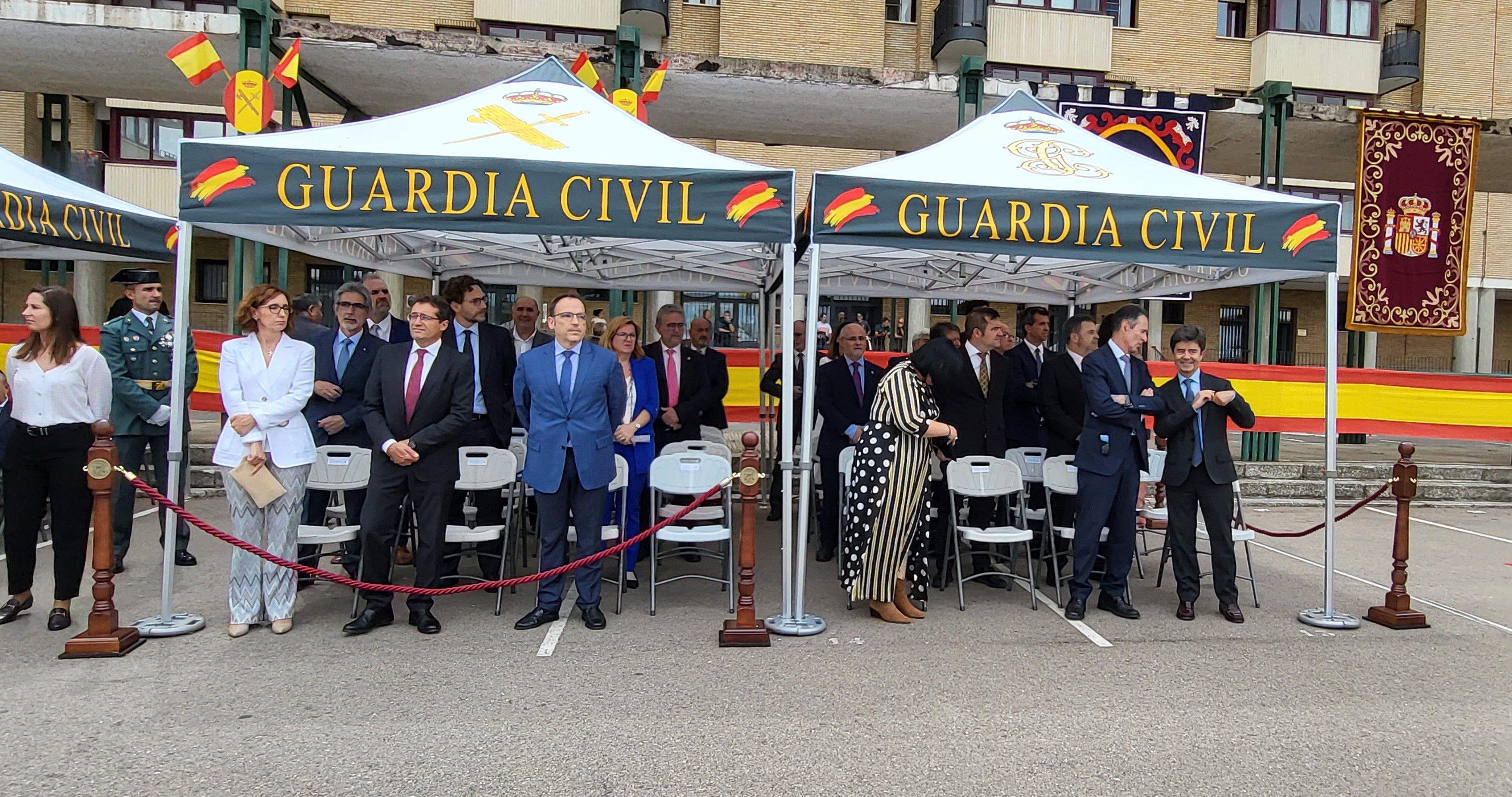 Celebración en Huesca del 179 aniversario de la Guardia Civil. Foto: Mercedes Manterola
