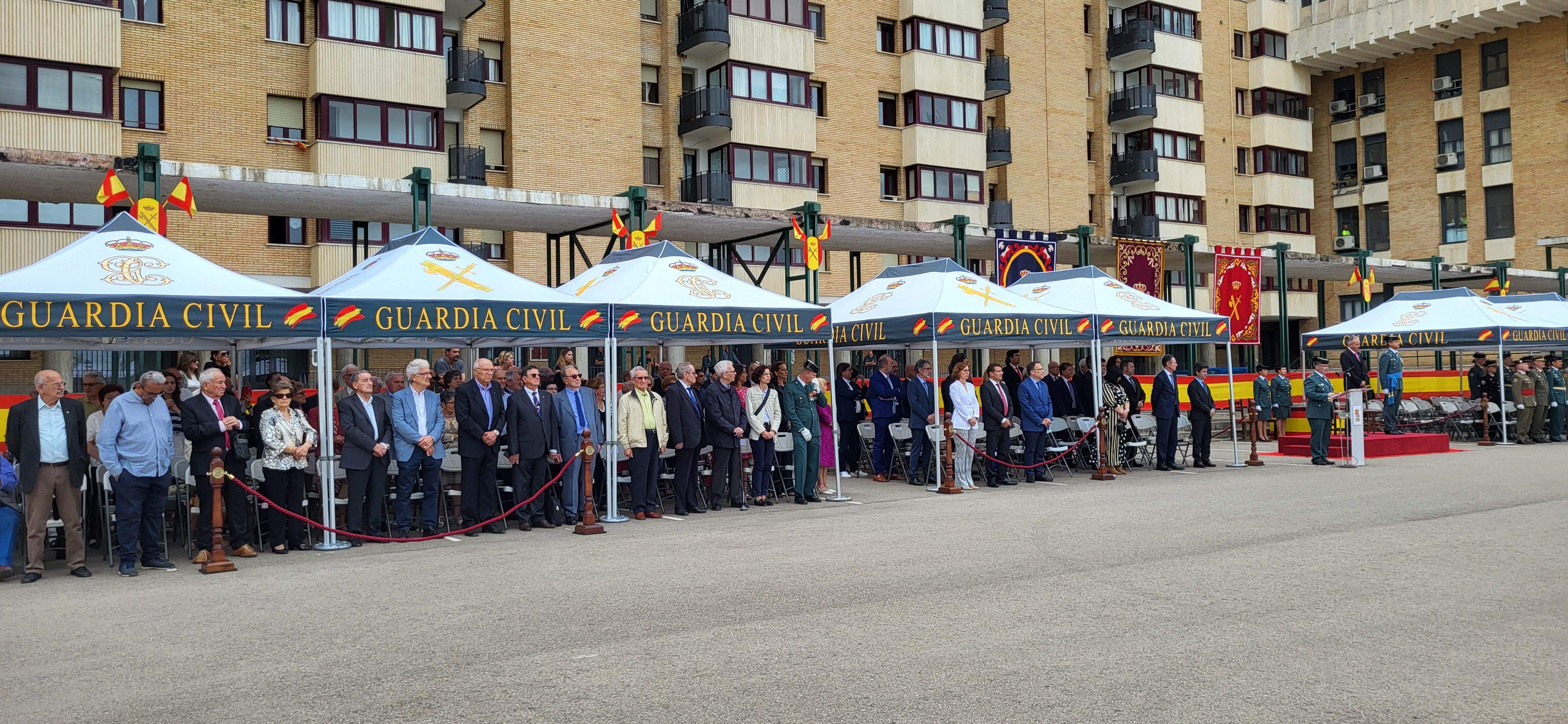 Celebración en Huesca del 179 aniversario de la Guardia Civil. Foto: Mercedes Manterola