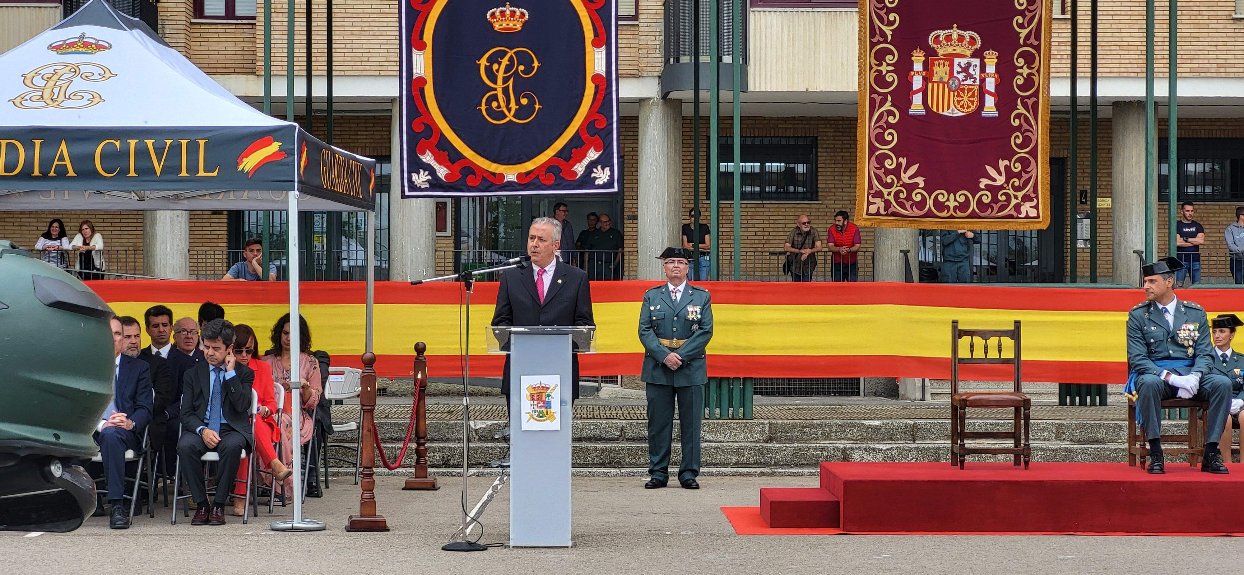 Celebración en Huesca del 179 aniversario de la Guardia Civil. Foto: Mercedes Manterola