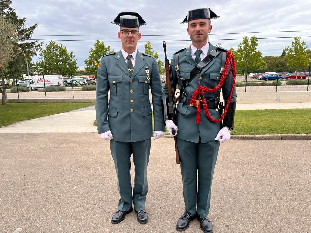 Celebración en Huesca del 179 aniversario de la Guardia Civil. Foto: Mercedes Manterola
