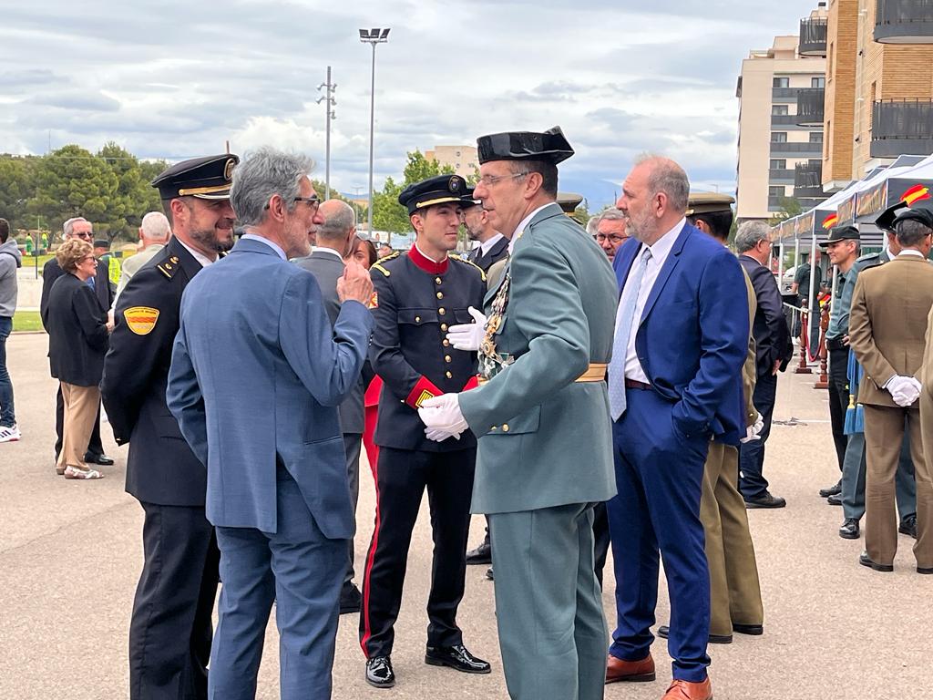 Celebración en Huesca del 179 aniversario de la Guardia Civil. Foto: Mercedes Manterola