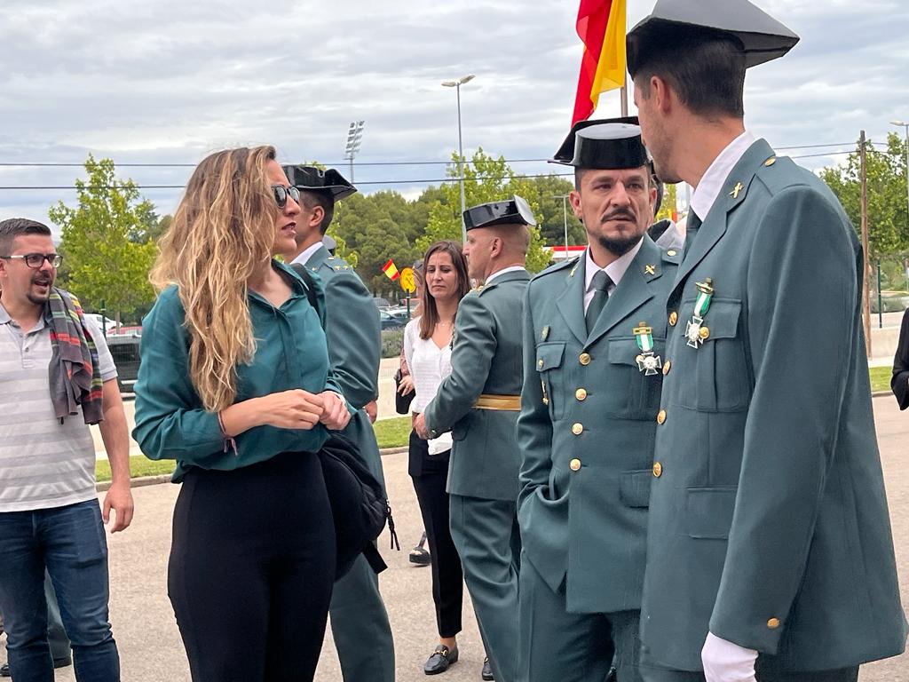 Celebración en Huesca del 179 aniversario de la Guardia Civil. Foto: Mercedes Manterola